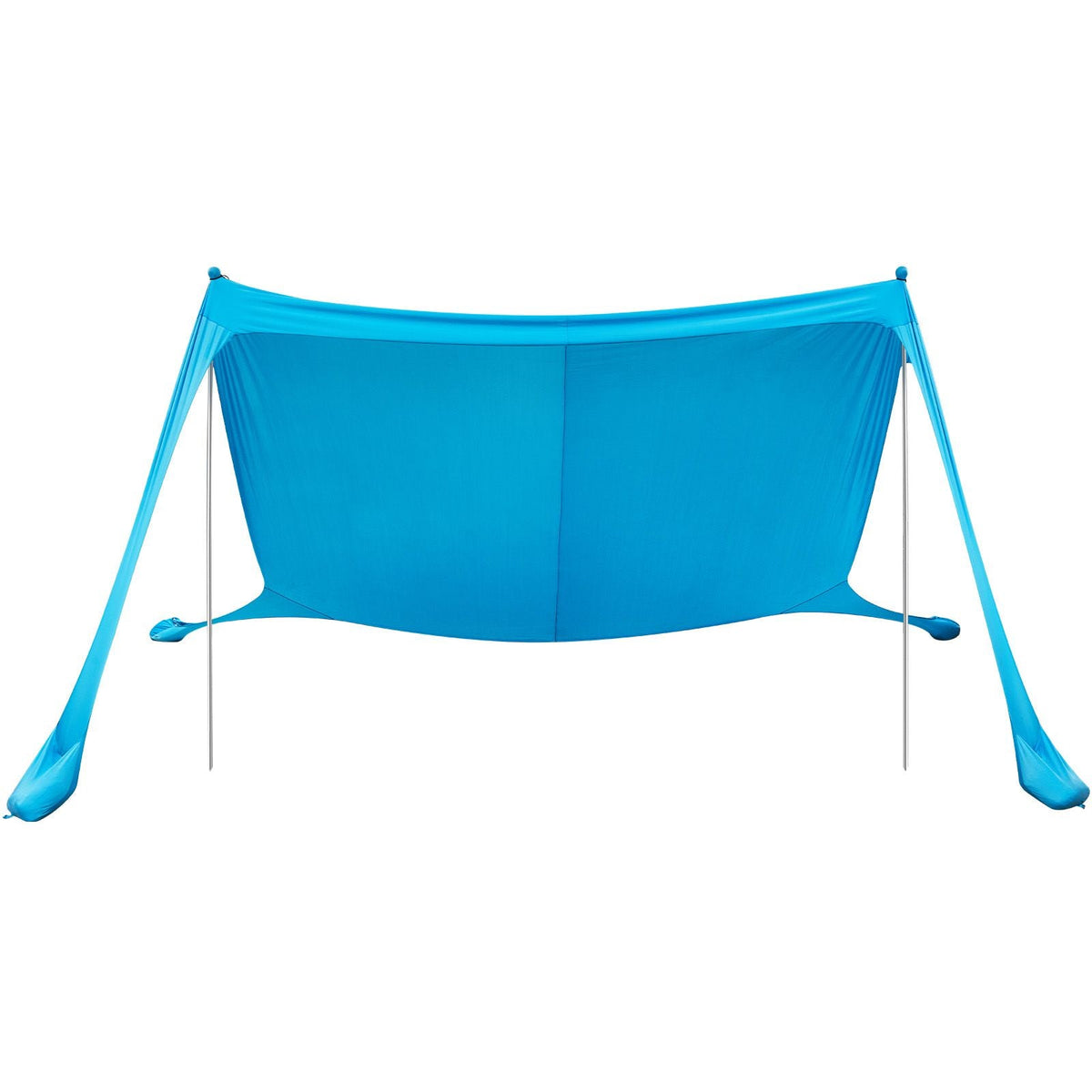 Beach Tent Sun Shelter, UPF50+ Sun Protection, 6.6 ft Tall, 11 x 11 ft, Easy Pop Up Beach Canopy with Sandbags, Stability Poles, Sand Shovels, Portable Shade for Family Outings, Camping, Fishing
