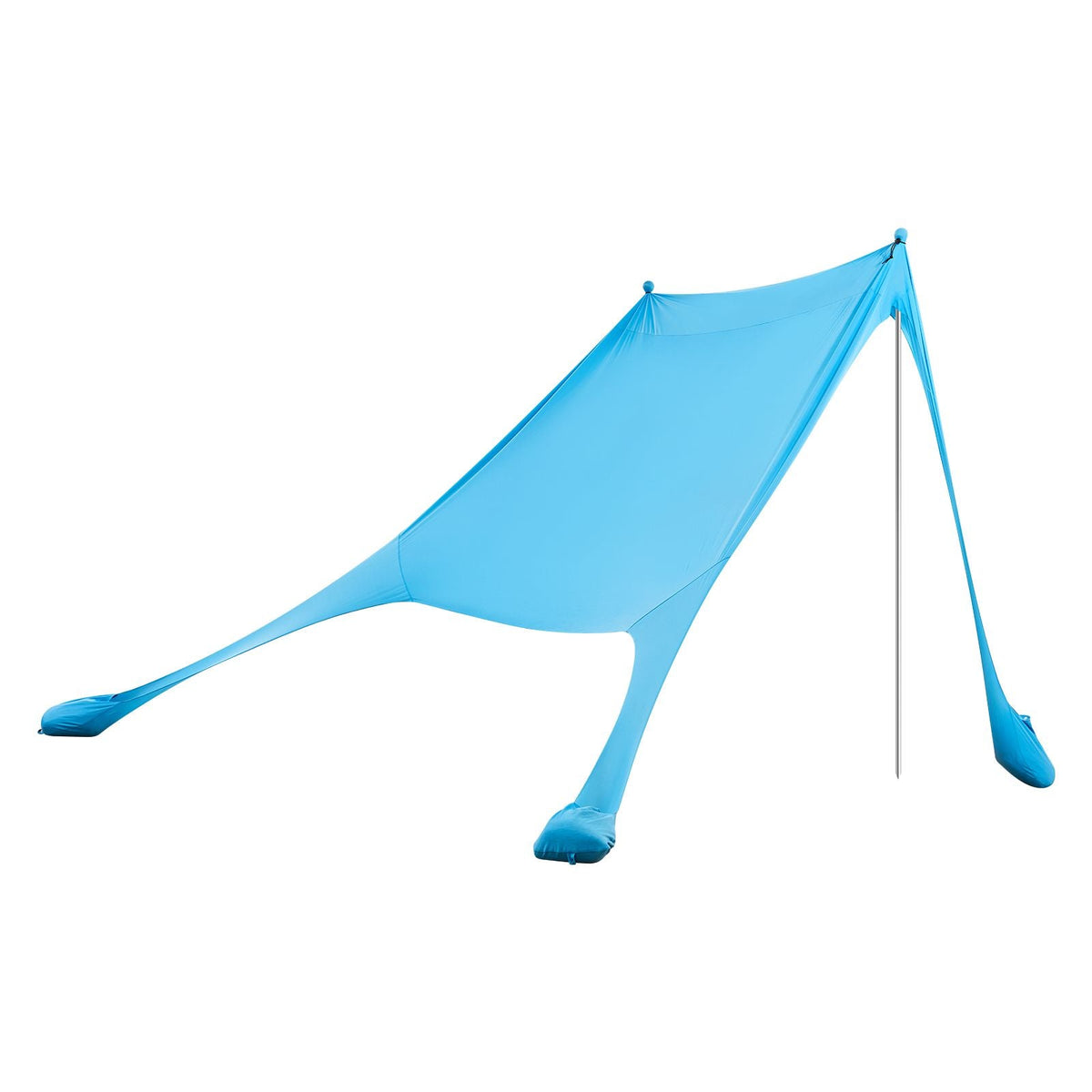 Beach Tent Sun Shelter, UPF50+ Sun Protection, 6.6 ft Tall, 7.5x7.5 ft, Easy Pop Up Beach Canopy with Sandbags, Stability Poles, Sand Shovels, Portable Shade for Family Outings, Camping, Fishing