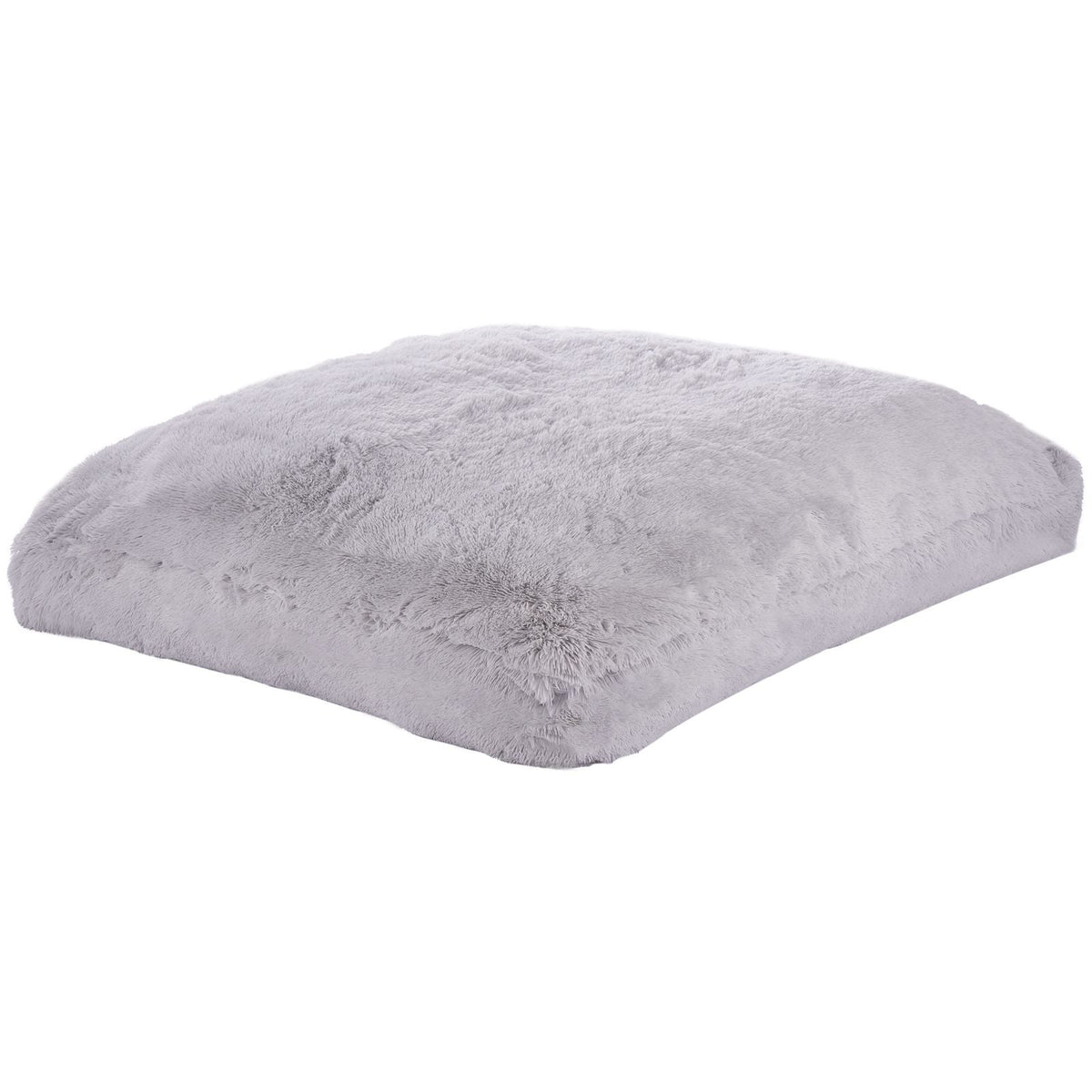 Bean Bag Bed Chair, Convertible Chair from BeanBag to Lounge or Mattress, Gaint Bean Bag Chair Bed with Washable Cover for Adults, Fluffy Plush, Foam Filling and Side Pocket, Grey(Full Size)