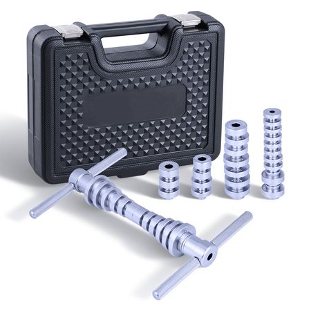 Bearing Press Kit, 25 Pcs, Bearing Race and Seal Driver Set with Bushings & Wrenches, Bushing Driver Tool Set, Heavy Duty Aluminum Alloy Seal Removal Installation Tool Kit with Storage Case