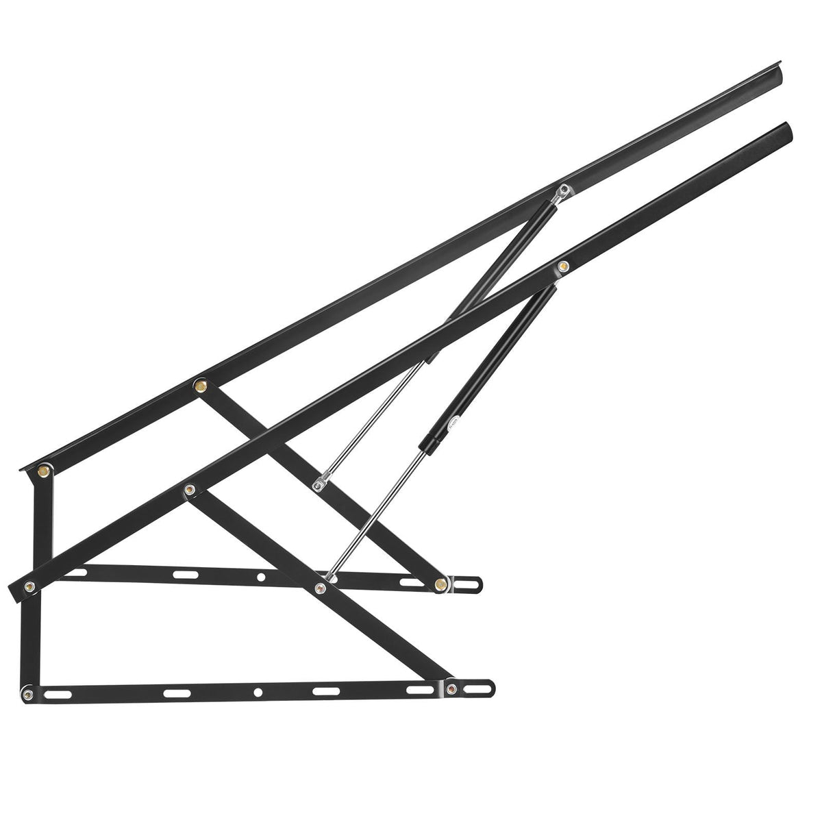 Bed Lift, 59x71 in Compatible Bed Size 154 lbs Load Bearing, DIY Wall Bed Mechanical Hardware Kit Vertical Deluxe, Pneumatic Lever Heavy Duty Bed Support, Folding Wall Bed for Guestroom