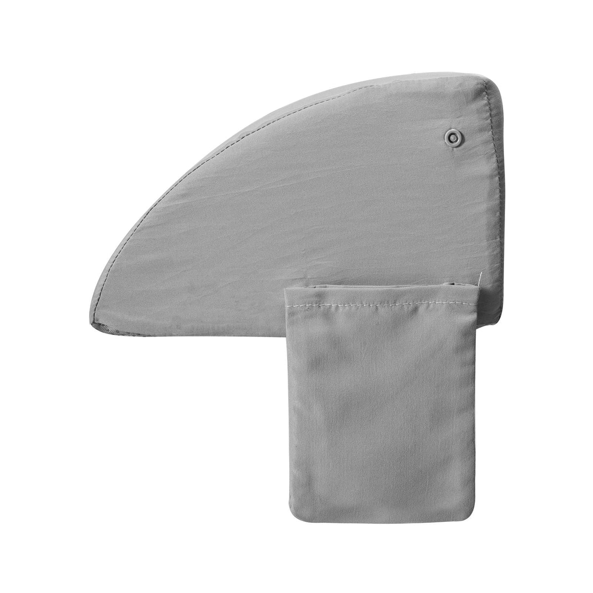 Bed Wedge Pillow for Headboard, King Size, 72"x10"x6" Bed Gap Filler, Fill 0-7" Gap Between Headboard and Mattress, 25D Foam Mattress Wedge Headboard Pillow with Side Pocket, for Backrest, Gray