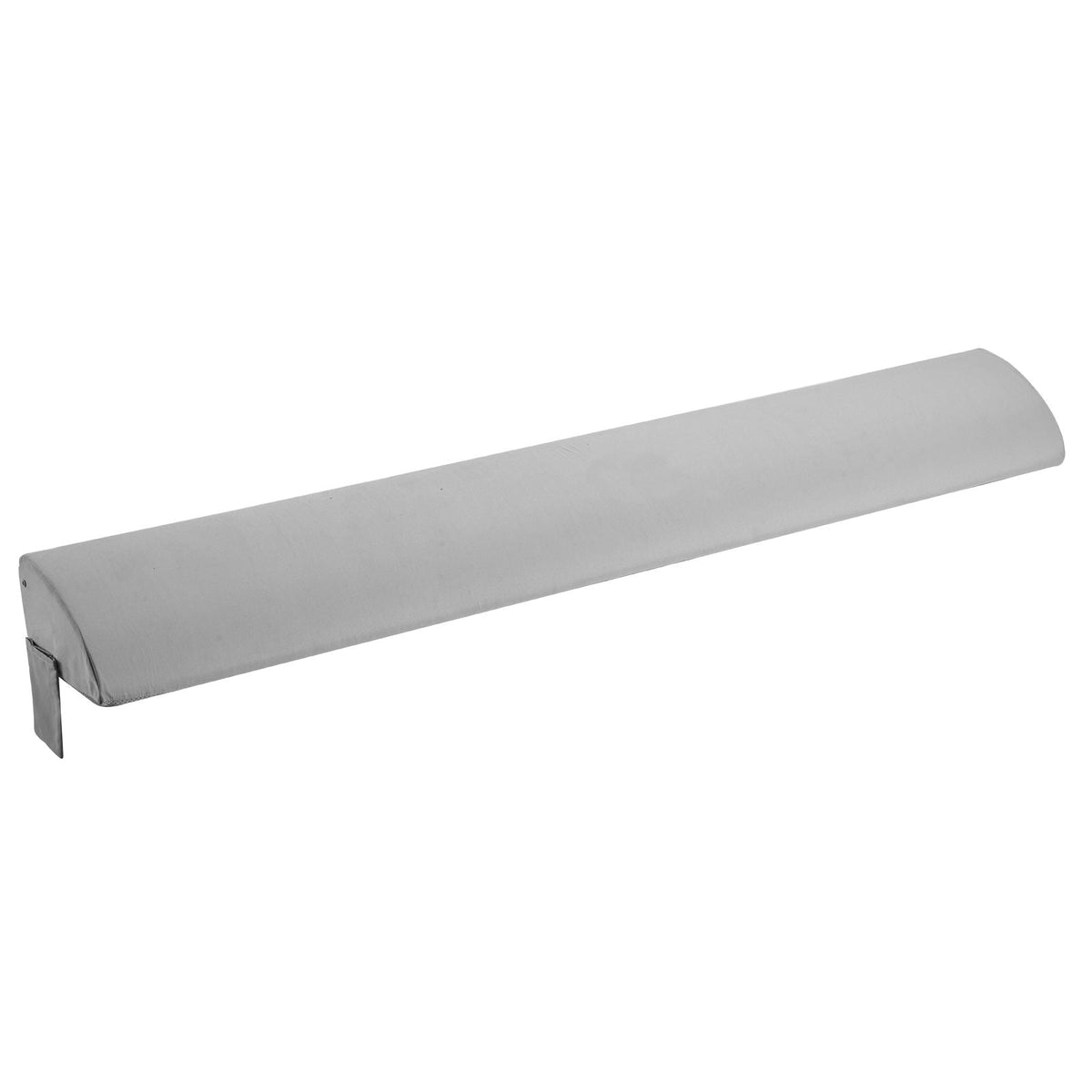 Bed Wedge Pillow for Headboard, King Size, 76"x8"x6" Bed Gap Filler, Fill 0-5" Gap Between Headboard and Mattress, 25D Foam Mattress Wedge Headboard Pillow with Side Pocket, for Backrest, Gray