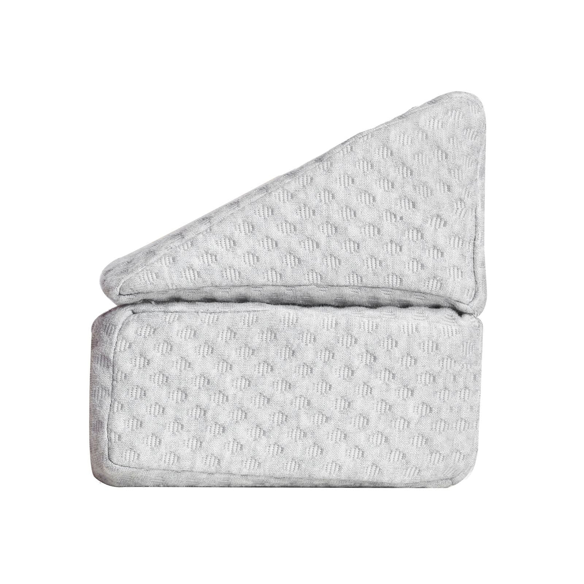 Bed Wedge Pillow for Headboard, Queen Size, 60"x6"x6" Foam Bed Gap Filler - Fill 0-7" Gap, Versatile Flip-Over Mattress Wedge Headboard Pillow with Anti-Slip Bottom, for Sleeping Backrest, Gray