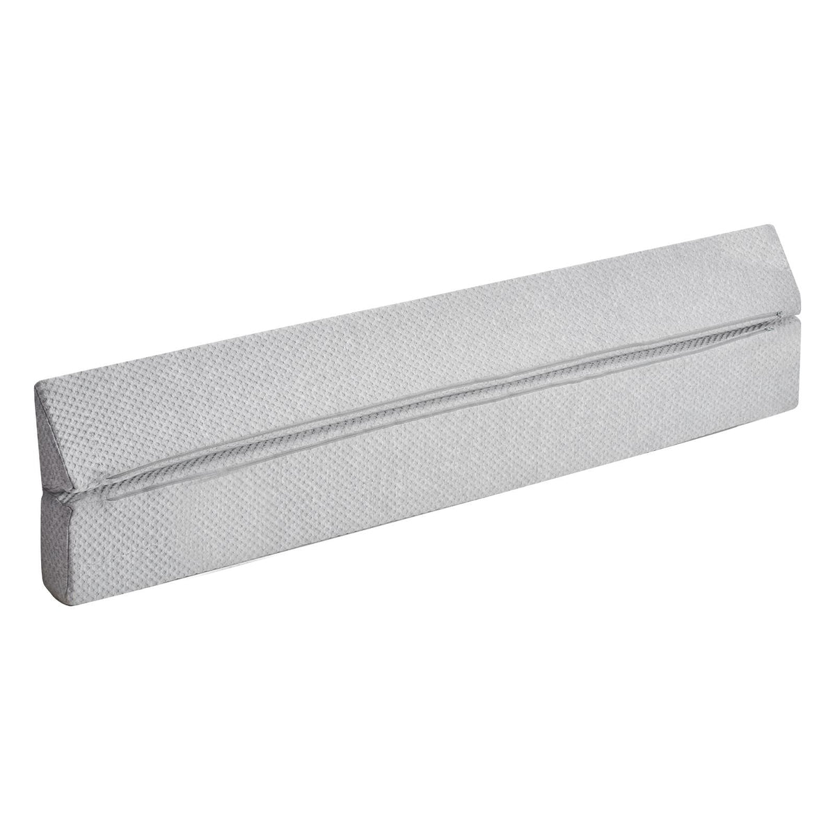 Bed Wedge Pillow for Headboard, Queen Size, 60"x6"x6" Foam Bed Gap Filler - Fill 0-7" Gap, Versatile Flip-Over Mattress Wedge Headboard Pillow with Anti-Slip Bottom, for Sleeping Backrest, Gray