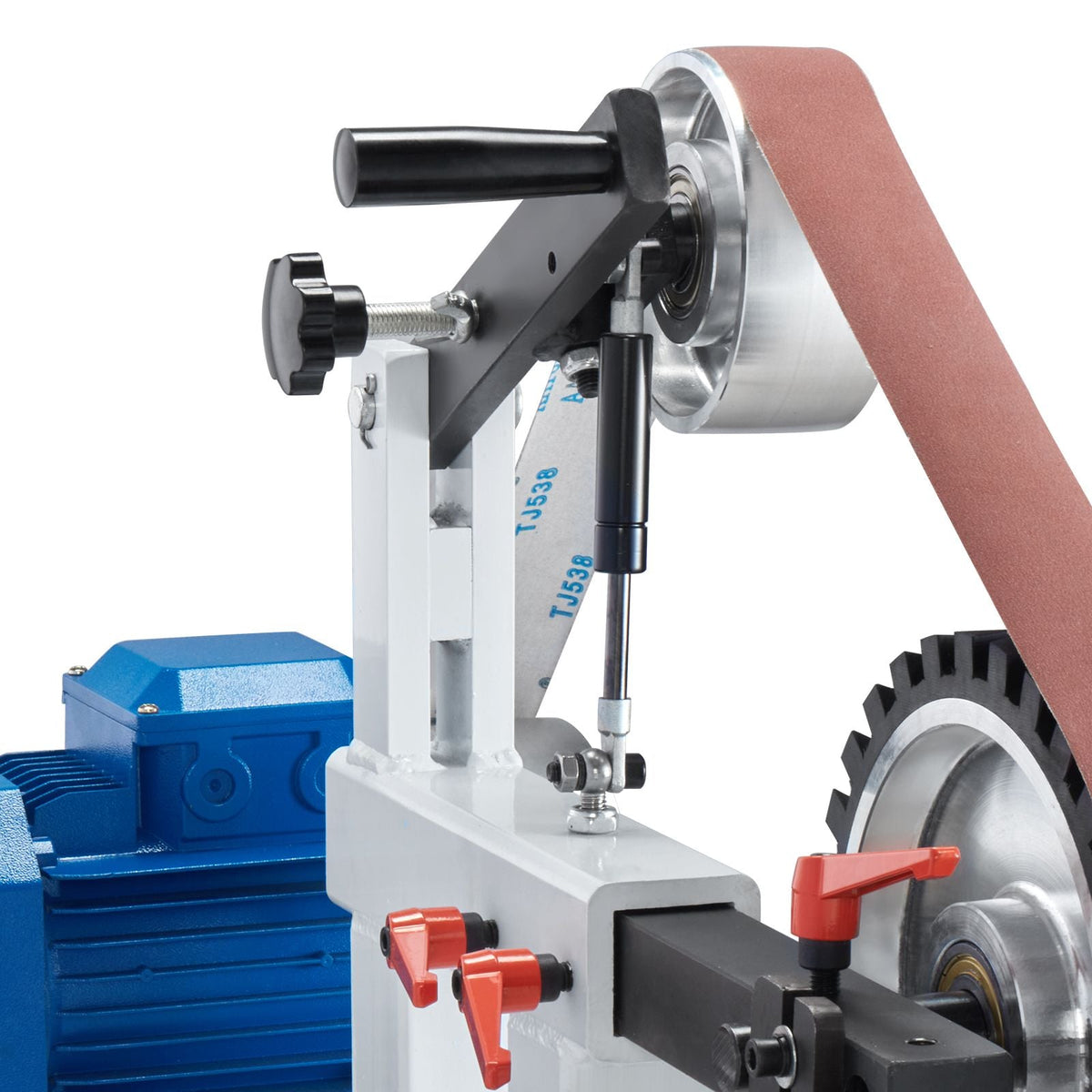Belt Grinder Sander, 72 x 2-Inch Variable Speed Belt Polisher with VFD, 1500W 2HP Polishing Grinding Machine with 3 Grinding Moulds & 3PCS Sanding Belts for Metalworking, Knife Making