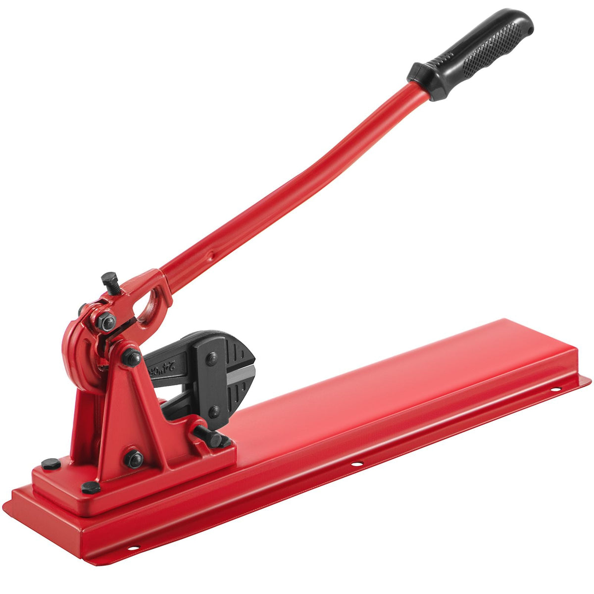 Bench Swager Tool 24\" Wire Rope Swaging Tool with Crimper Cable Bolt Cutter Head Bench Crimper 1/16\"-3/16\" Aluminum/Copper Sleeves Bench Cable Alloy Steel Crimper Swager for1/2\" Wire Rope Fe
