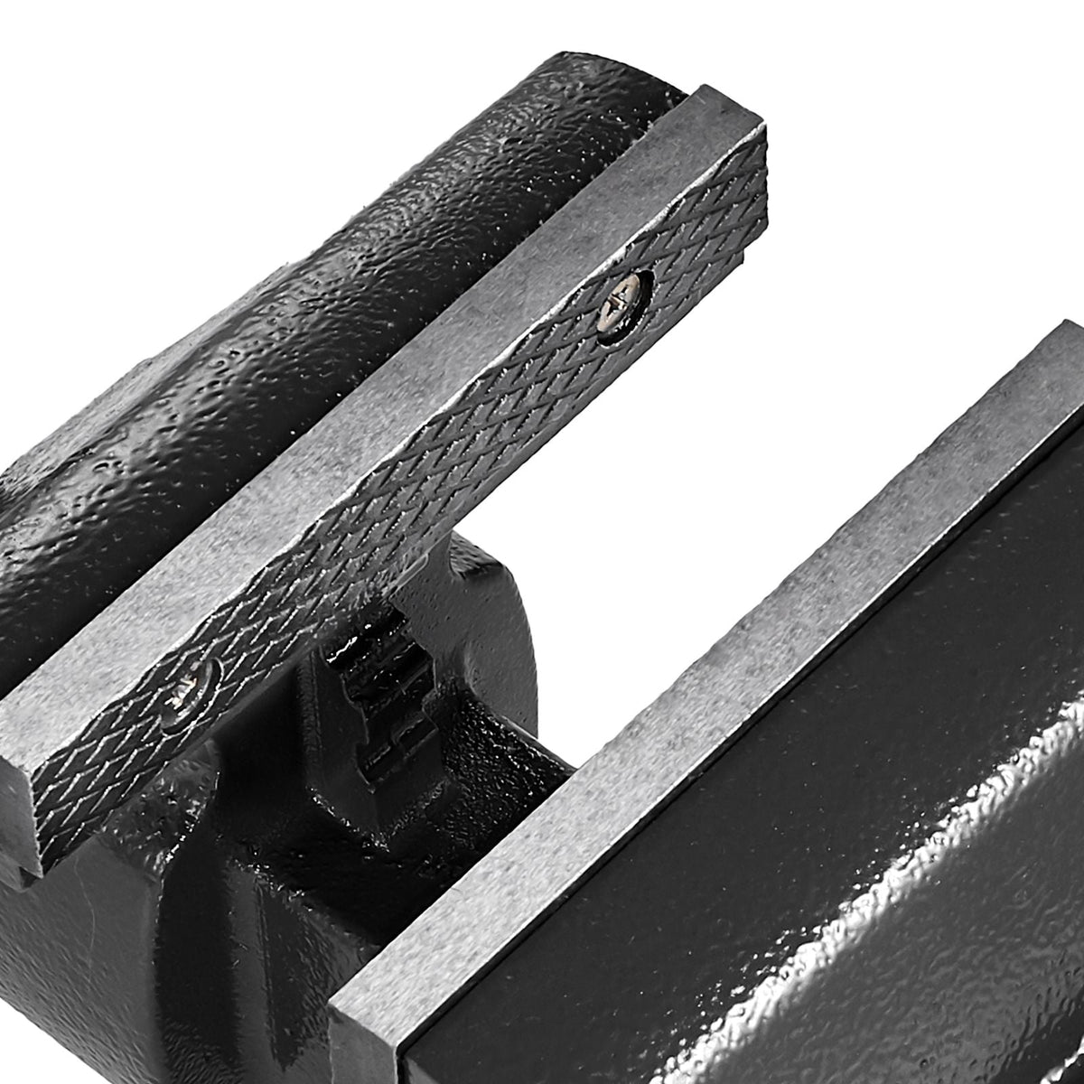 Bench Vise, 5" Jaw Width, 5" Max Jaw Opening Multipurpose Vise with 360° Swivel Locking Base, 2.8" Throat Depth, Heavy Duty Ductile Iron Workbench Vise with Anvil, for Clamping Round Pipes