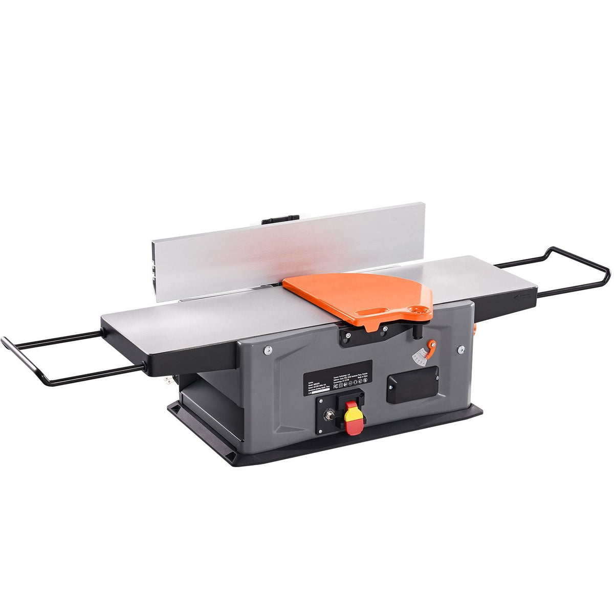 Benchtop Spiral Jointer, 8-Inch, 2HP with 10000 RPM, Featuring an 18-Blade Spiral Cutterhead, Extendable Arm to 6.5'', and a 8x42.3'' Worktable with 0-1/8'' Depth Adjustment for Woodcraft