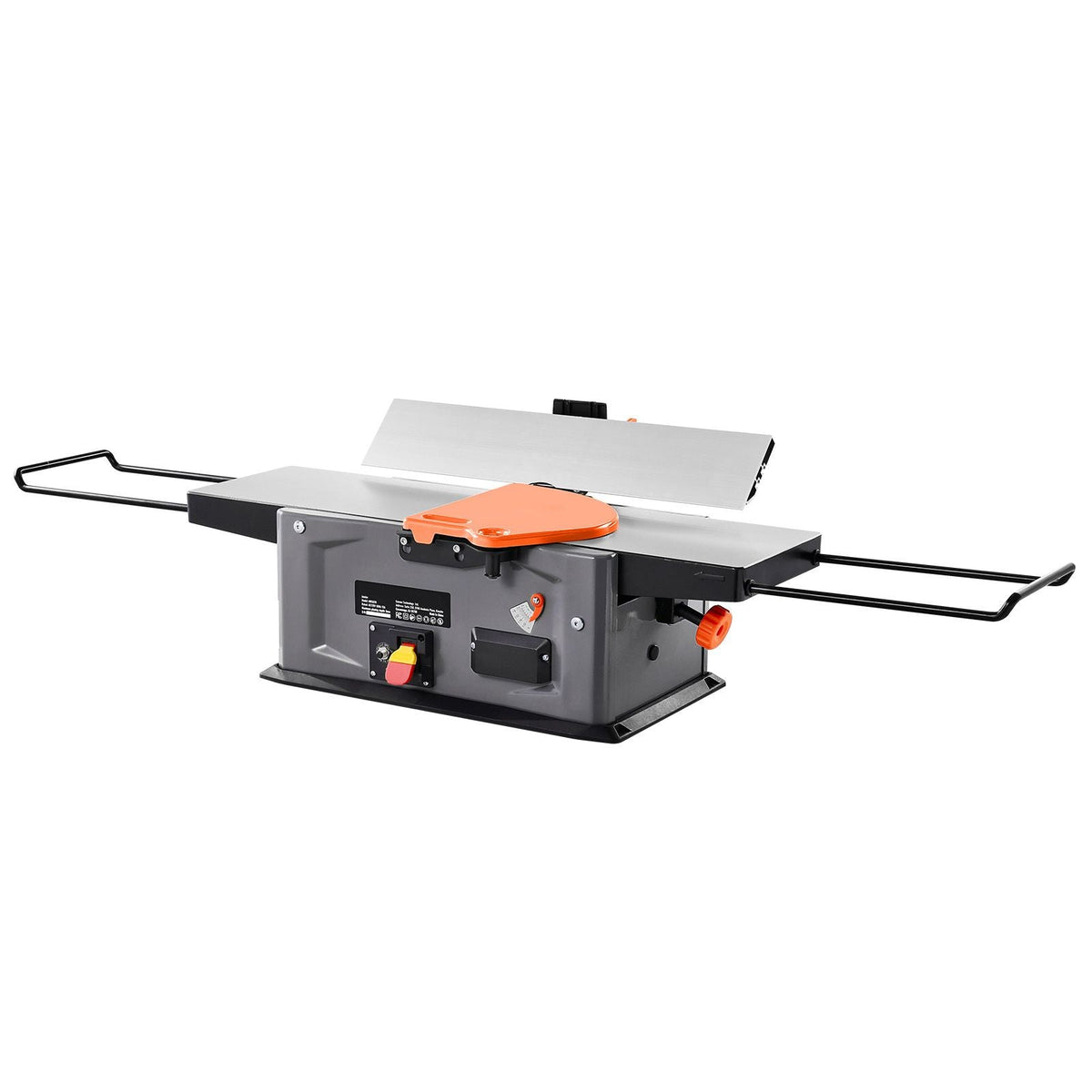Benchtop Spiral Jointer, 8-Inch, 2HP with 10000 RPM, Featuring an 18-Blade Spiral Cutterhead, Extendable Arm to 6.5'', and a 8x42.3'' Worktable with 0-1/8'' Depth Adjustment for Woodcraft