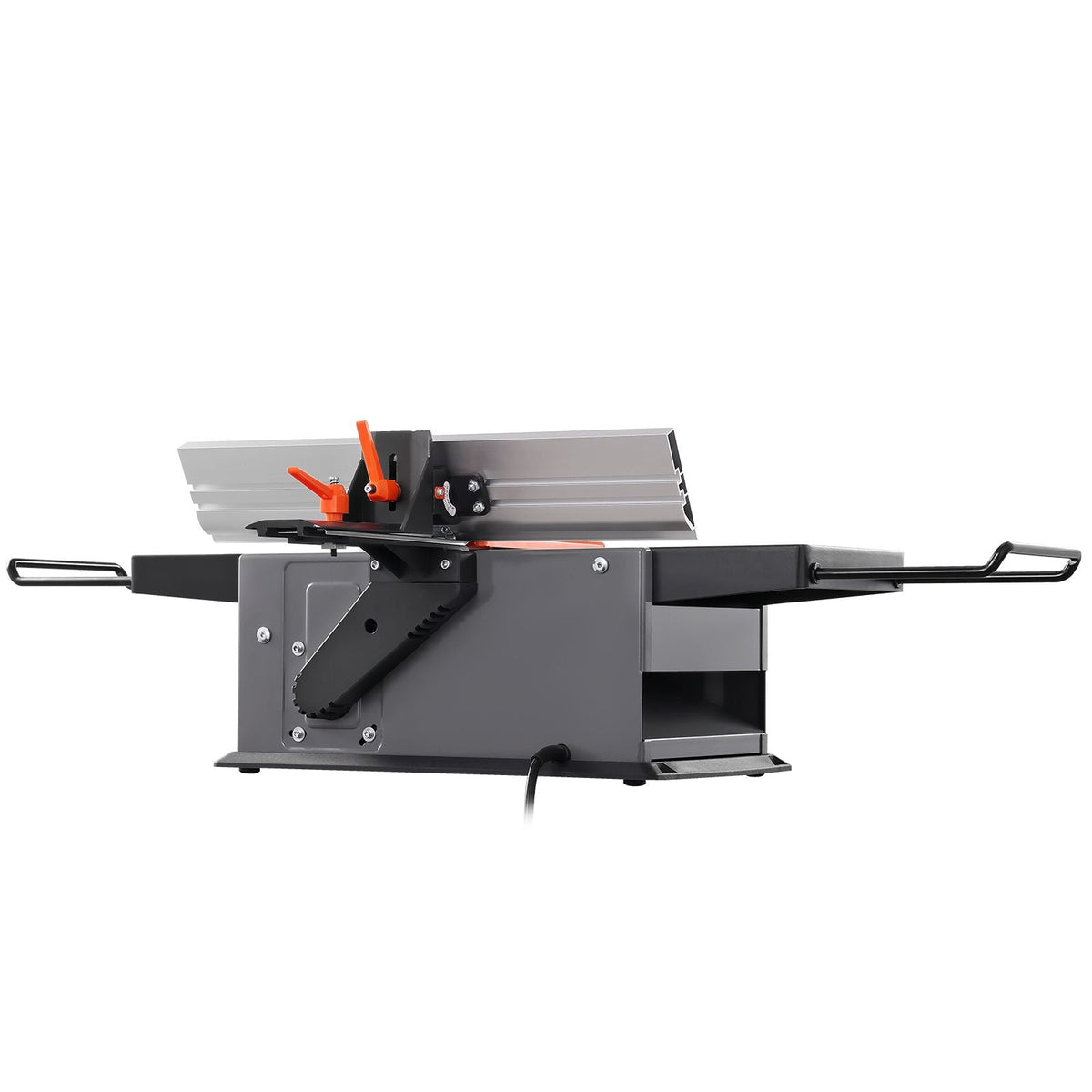 Benchtop Spiral Jointer, 8-Inch, 2HP with 10000 RPM, Featuring an 18-Blade Spiral Cutterhead, Extendable Arm to 6.5'', and a 8x42.3'' Worktable with 0-1/8'' Depth Adjustment for Woodcraft
