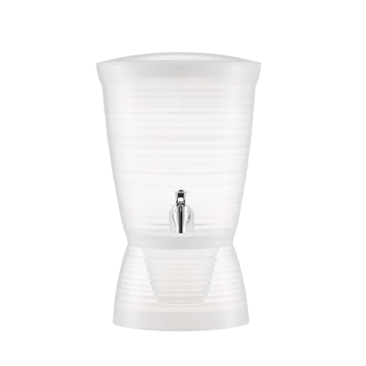 Beverage Dispenser, 2.64 Gallon Drink Dispenser for Parties, Plastic Juice Dispensers with Spigot Ice Chamber, Iced Tea Lemonade Juice Water Dispensers, for Restaurants, Hotels, Parties
