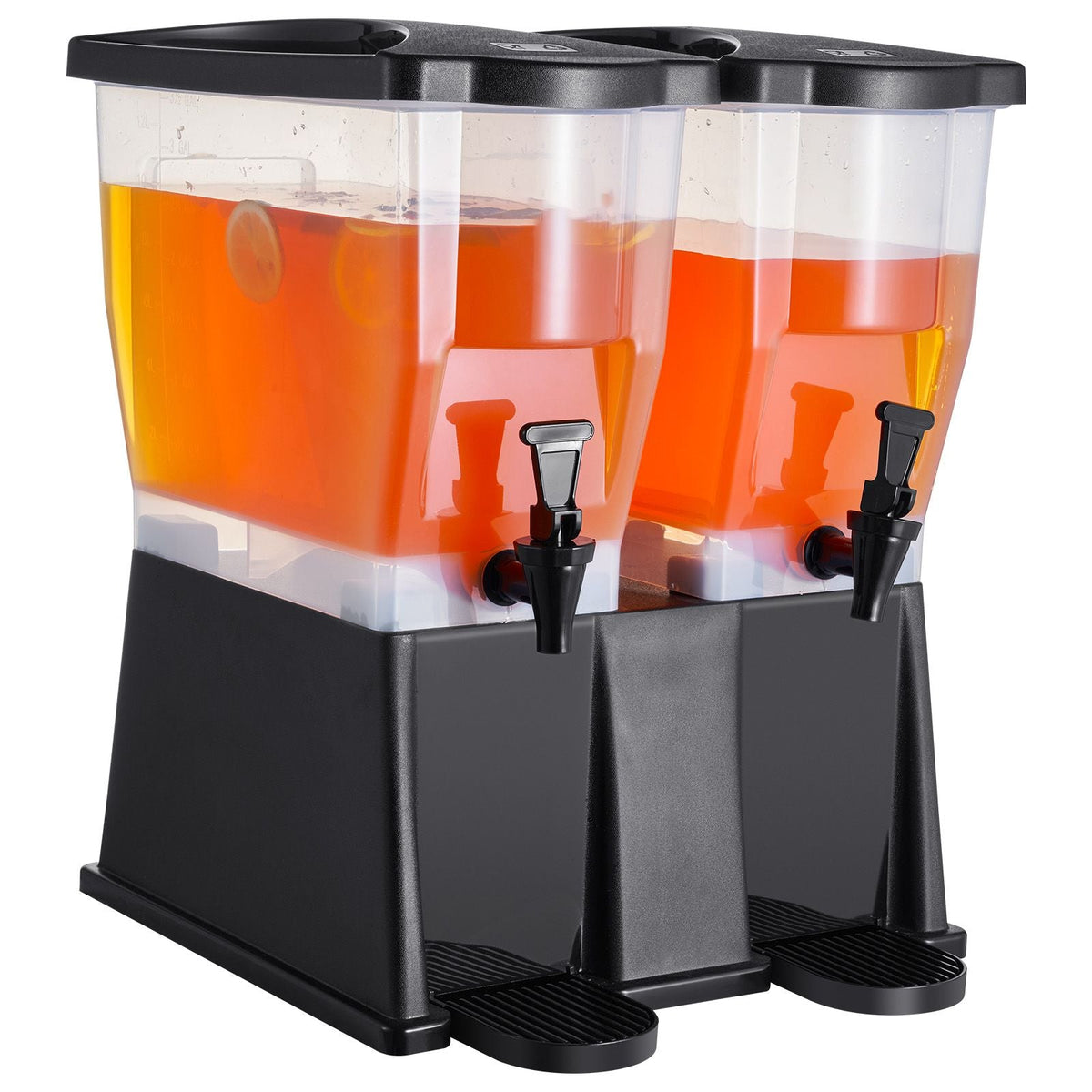 Beverage Dispenser, 3 Gallon x 2 Drink Dispensers for Parties, Plastic Juice Dispenser with Stand Spigot Lid, Iced Tea Lemonade Juice Water Dispenser, for Restaurants, Hotels, Parties