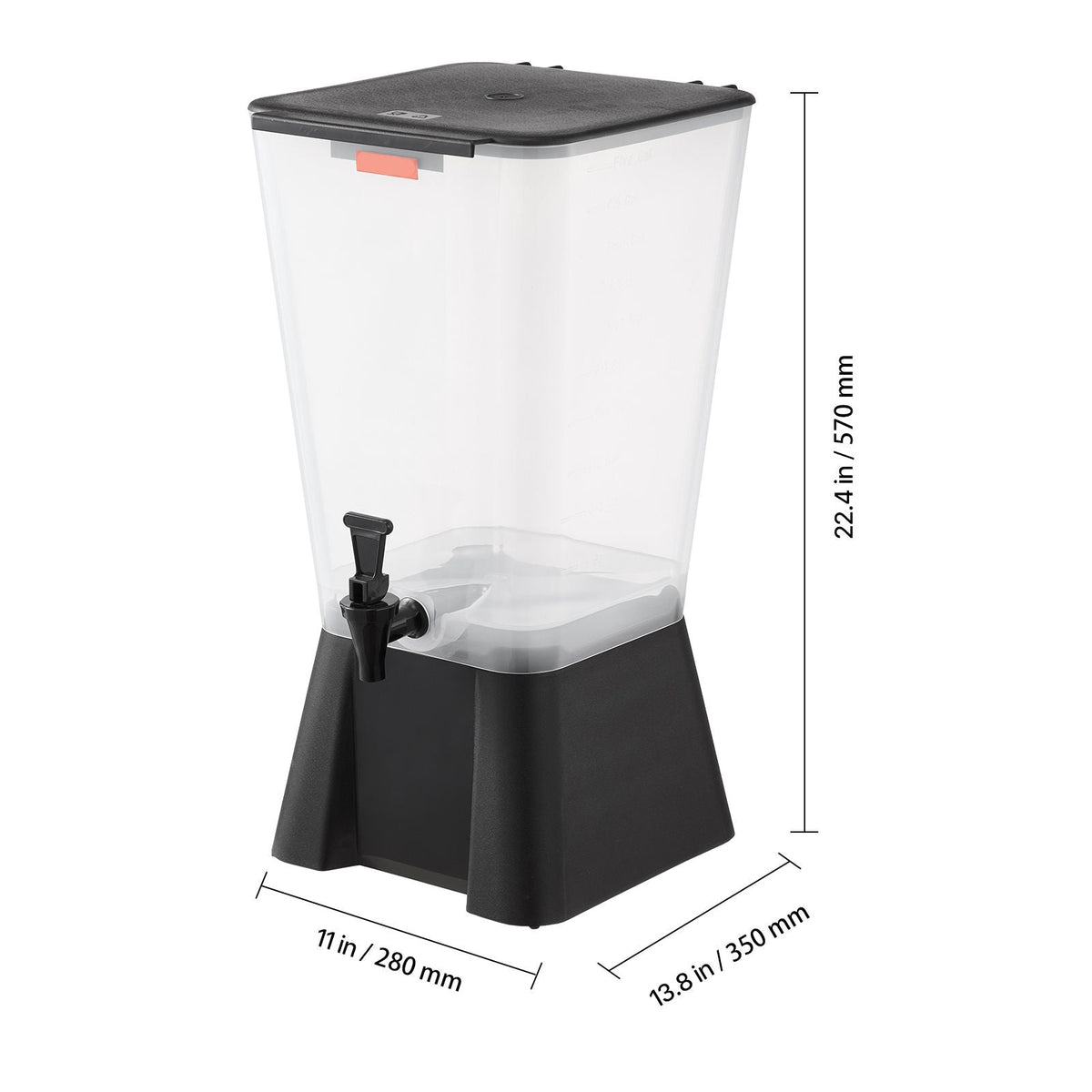 Beverage Dispenser, 5 Gallon Drink Dispenser for Parties, Plastic Juice Dispensers with No-Drip Spigot, Iced Tea Lemonade Juice Water Dispensers, for Restaurants, Hotels, Parties