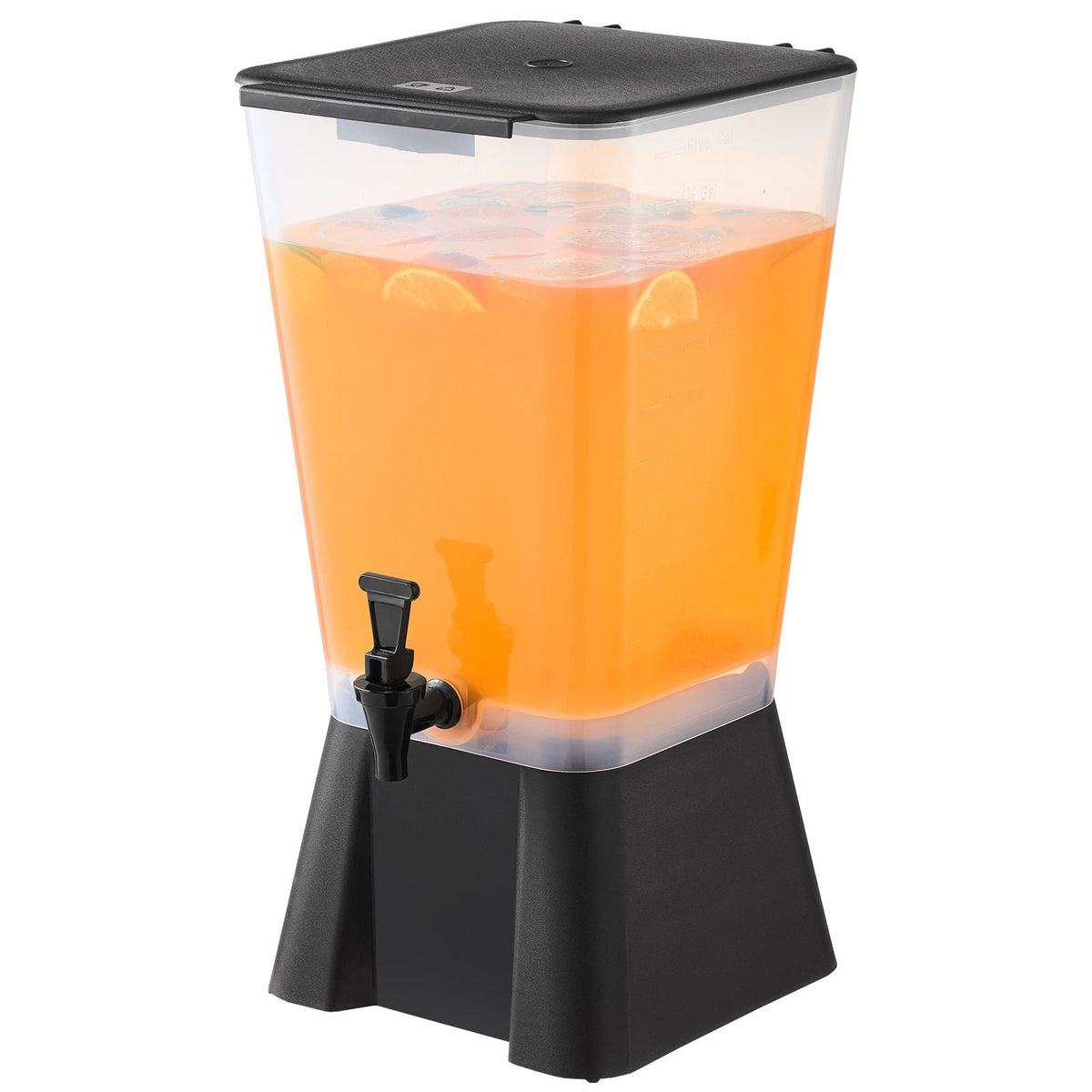 Beverage Dispenser, 5 Gallon Drink Dispenser for Parties, Plastic Juice Dispensers with No-Drip Spigot, Iced Tea Lemonade Juice Water Dispensers, for Restaurants, Hotels, Parties