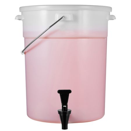 Beverage Dispenser, 5 Gallon Drink Dispensers for Parties, Plastic Juice Dispenser with Spigot and Lid, Iced Tea Lemonade Juice Water Dispenser, for Restaurants, Hotels, Parties