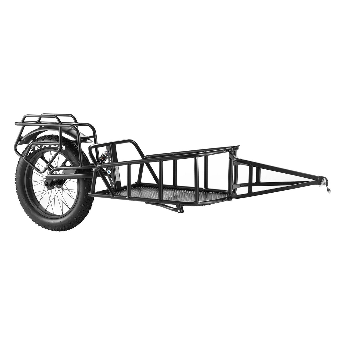 Bike Cargo Trailer, 70 lbs Load Capacity, Heavy-Duty Bicycle Wagon Cart, Compact Storage & Quick Release Structure with Universal Hitch, 20" Wheels, Fits Most Bike Wheels, Carbon Steel Frame