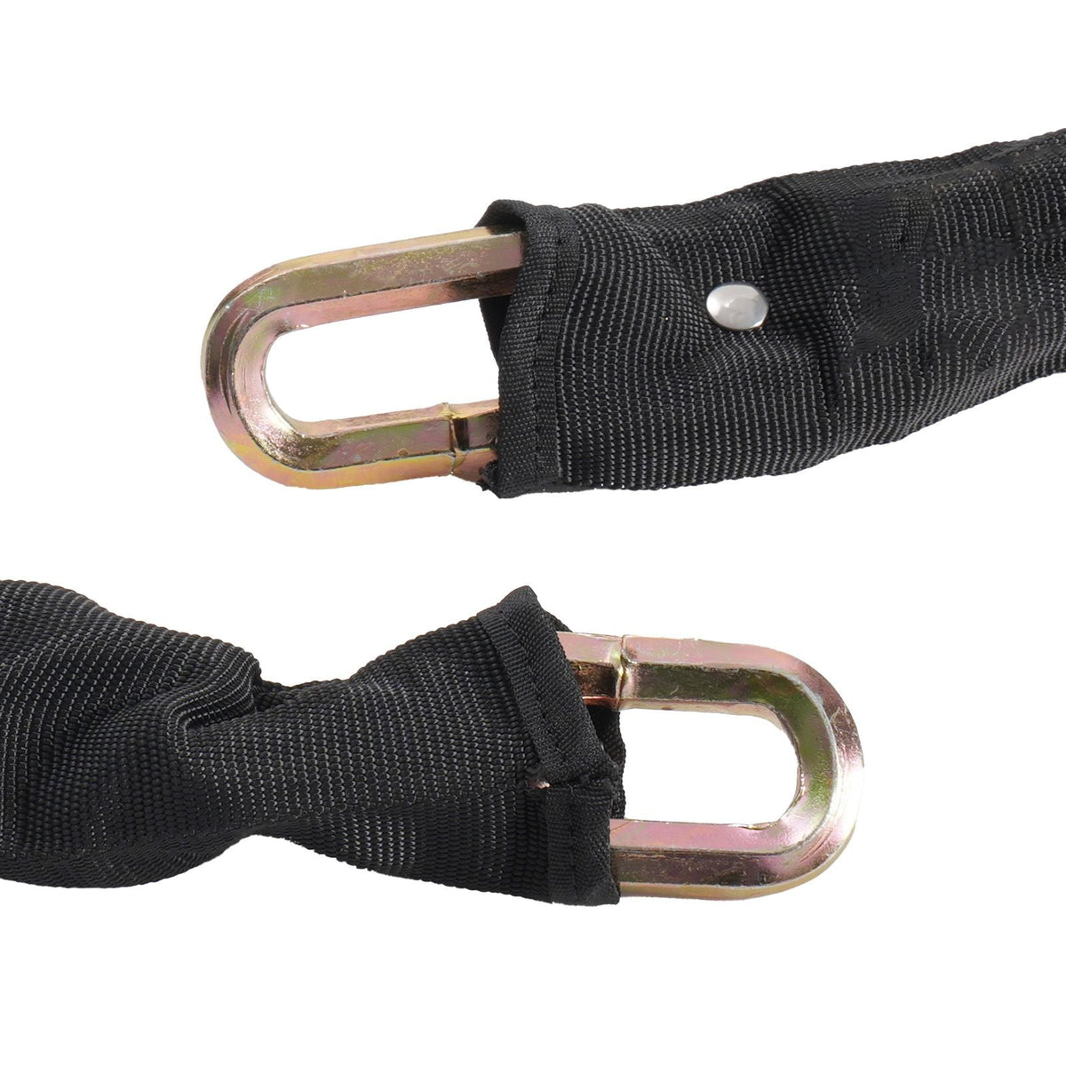 Bike Chain Lock, 5.91 Ft Security Bicycle Chain Lock, Heavy Duty Metal Steel Anti-Theft High Security Bike Locks, Perfect for Bike, Motorcycle, Scooter, Bicycle, Door, Fence, Gate, 9.5mm, Black
