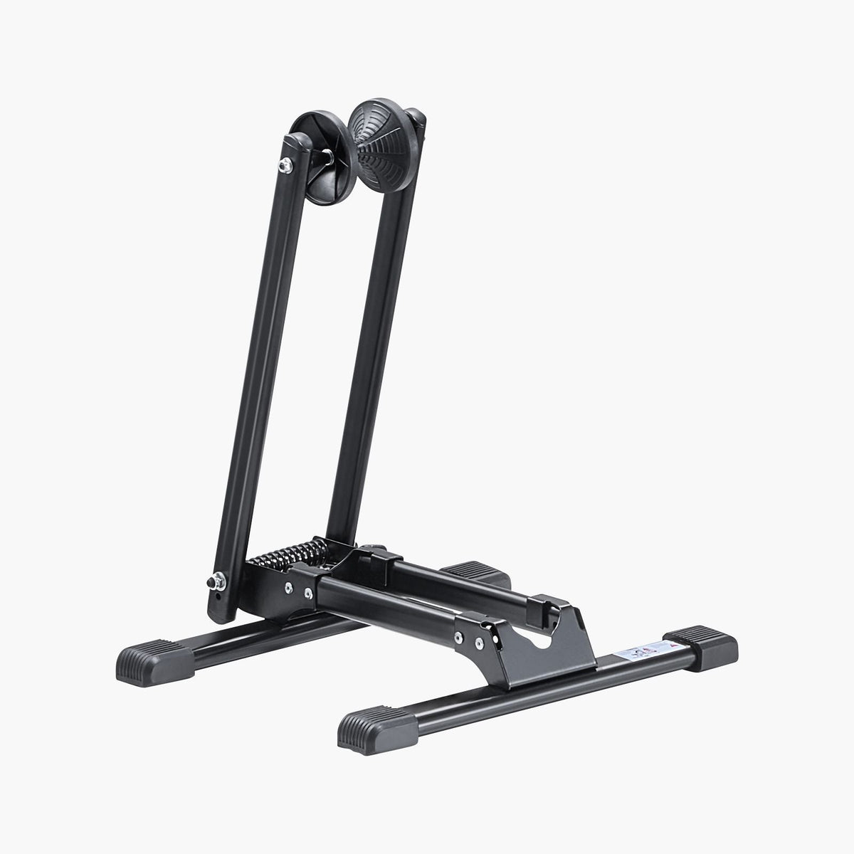 Bike Rack, Fits 20 to 29 Inch Mountain & Road Bikes, Alloy Steel Rust-Resistant Bike Floor Stand Rack, Foldable Bicycle Stand for Entryway, Garage, Home Bikes Parking & Storage, 1 Pack, Black