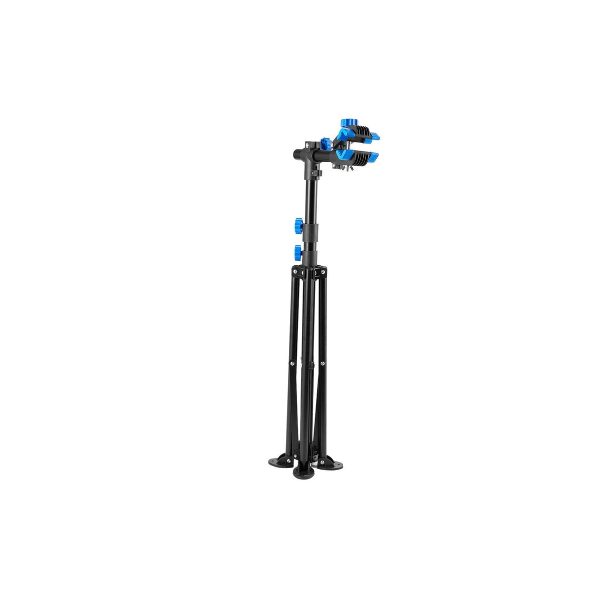 Bike Repair Stand, 66 lb Heavy-duty Bicycle Work Stand with 32.8-56.6 in Adjustable Height & Magnetic Tool Tray, Foldable Bicycle Maintenance Rack, Shop Home Mechanics for Mountain & Road Bike