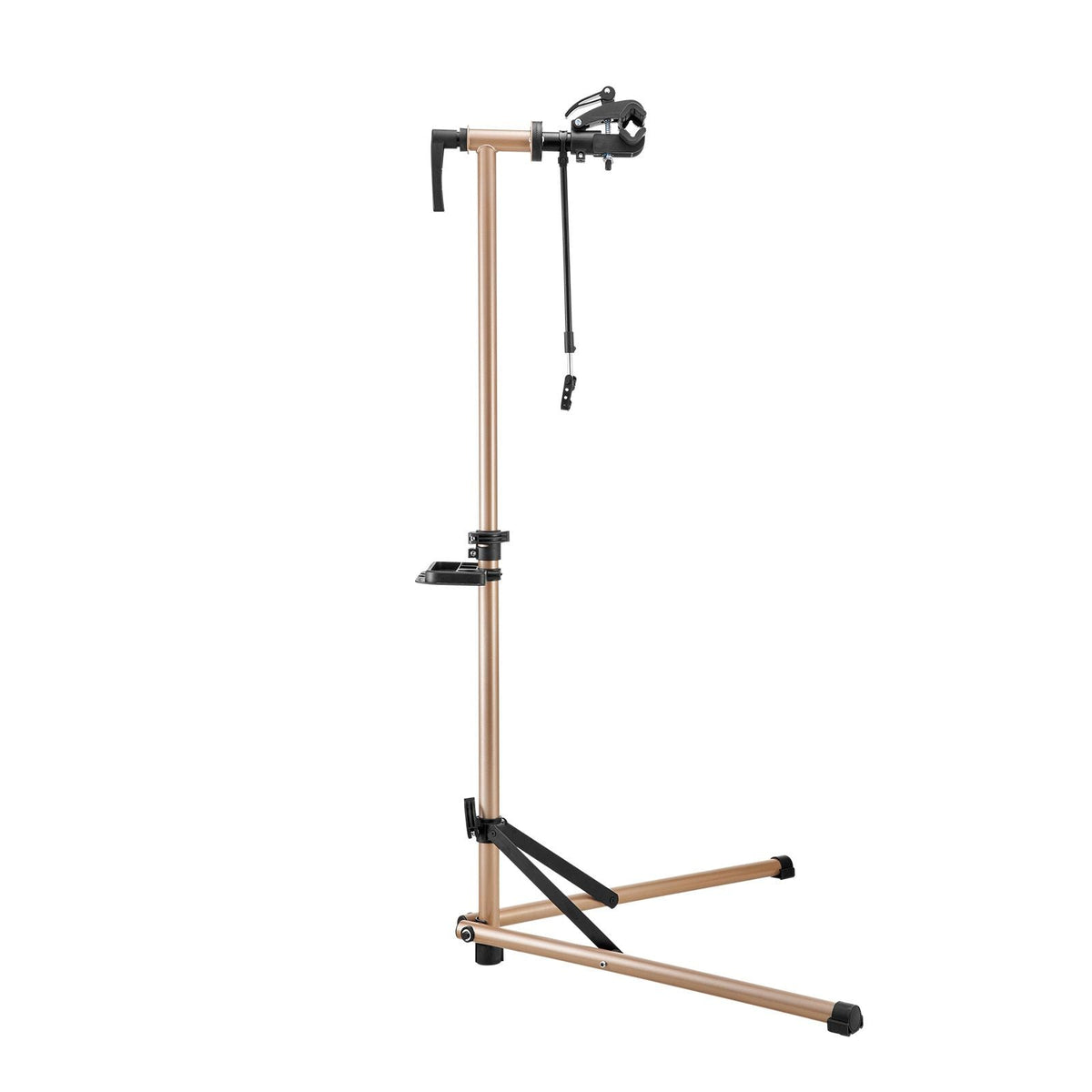 Bike Repair Stand, 88 lb Heavy-duty Bicycle Work Stand with 41.3-59.8 in Adjustable Height & Magnetic Tool Tray, Foldable Bicycle Maintenance Rack, Shop Home Mechanics for Mountain & Road Bike
