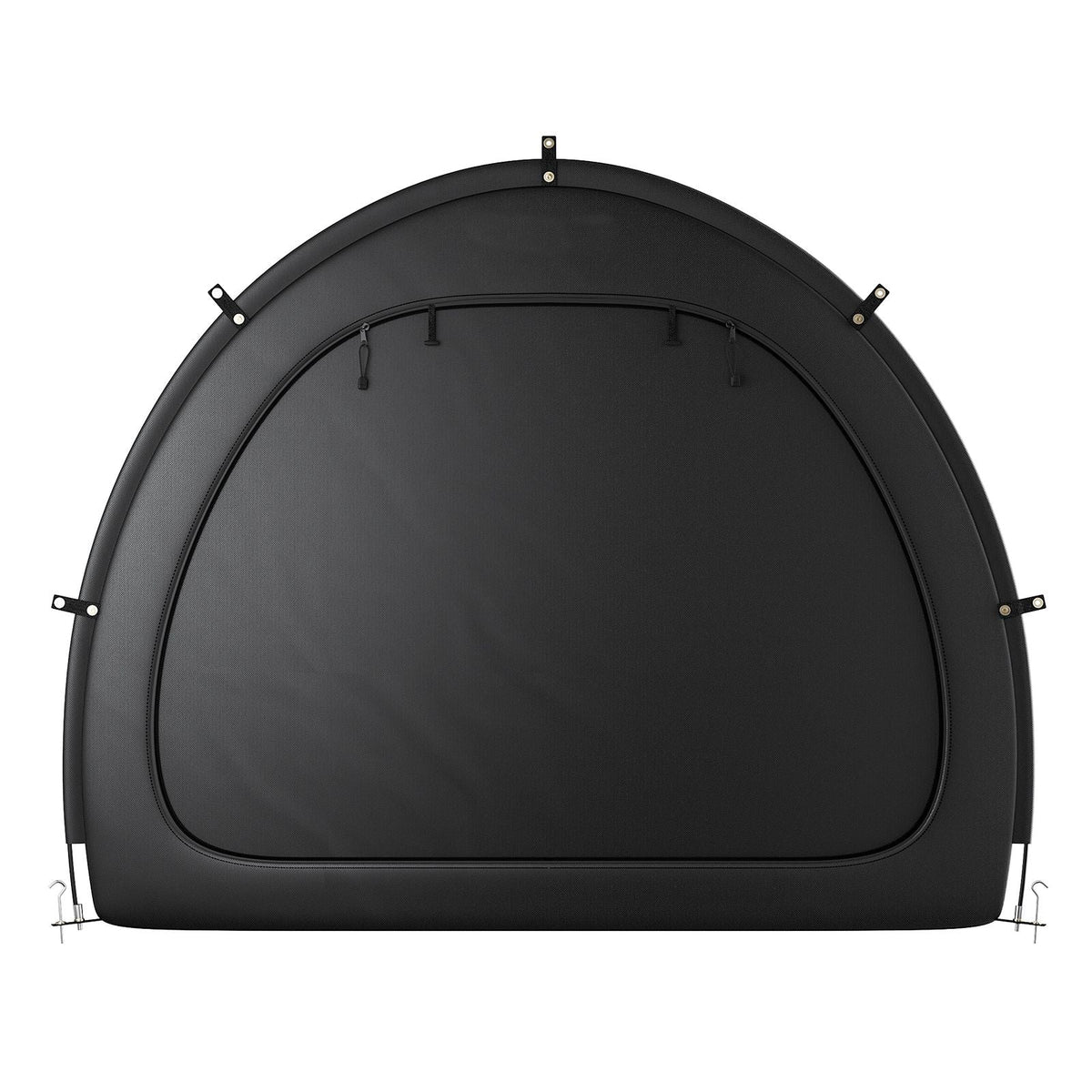 Bike Storage Tent, 5+ Bikes, Outdoor Spacious Bike Storage Tent with Ventilated Window, Waterproof Fan-Shaped Bike Tent with High Strength Fiberglass & Dual Zippers, Fit for Bicycle