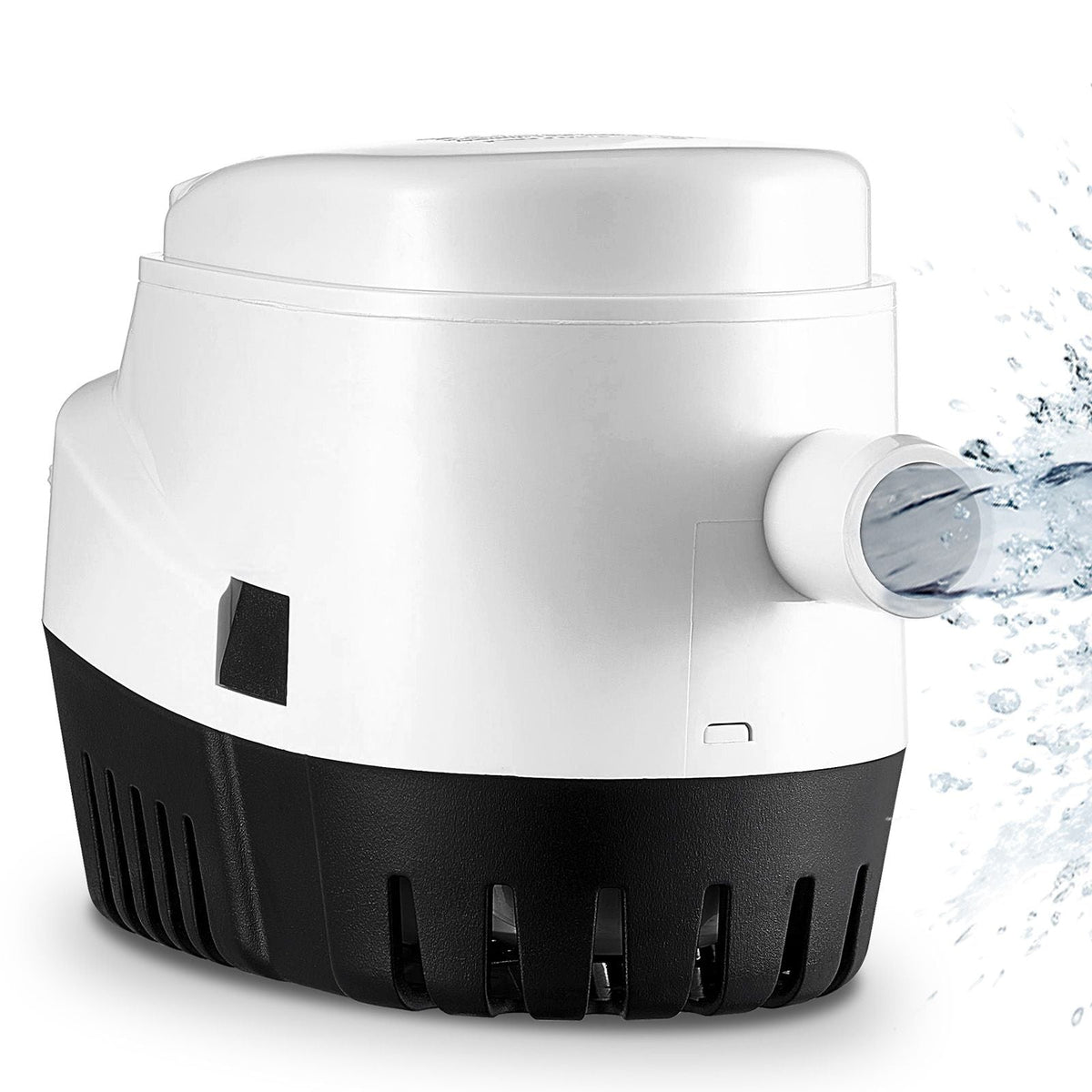 Bilge Pump, 750GPH 12V Automatic Submersible Boat Bilge Water Pump with Float Switch, 0.7" Outlet Diameter, Small Boat Bilge Pump, Marine Electric Bilge Pump for Boats, Ponds, Pools, Basements