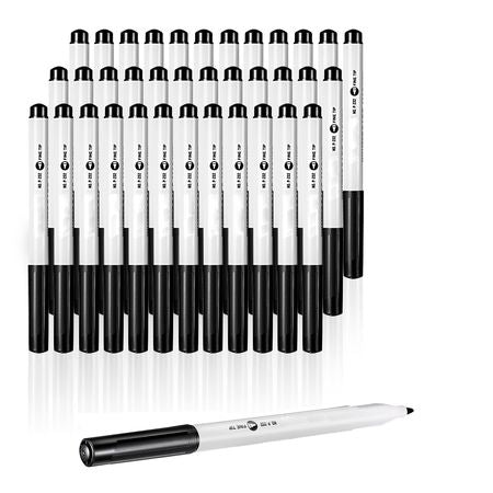 Black Dry Erase Markers, 36 Pack Low-Odor Whiteboard Markers, Fine Point Whiteboard Markers, Easily Clean Dry Erase Markers Bulk for School Office Home