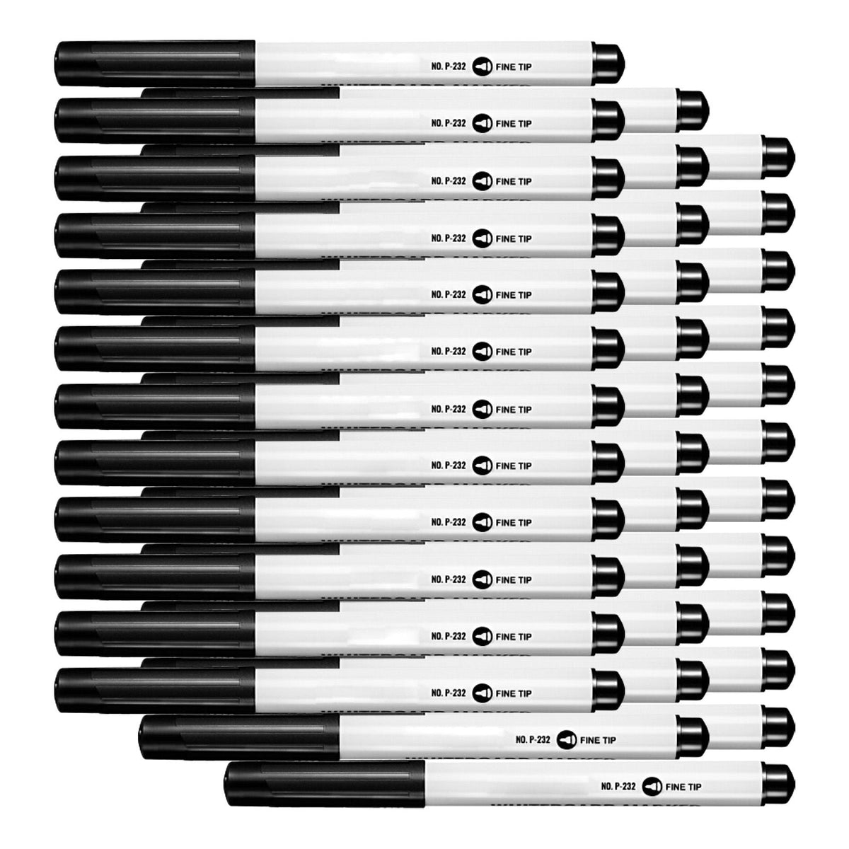 Black Dry Erase Markers, 36 Pack Low-Odor Whiteboard Markers, Fine Point Whiteboard Markers, Easily Clean Dry Erase Markers Bulk for School Office Home