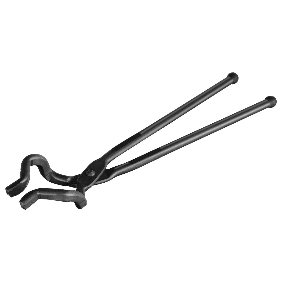 Blacksmith Tongs, 18' Z V-Bit Tongs, Carbon Steel Forge Tongs with A3 Steel Rivets, for Knife Blades, Long Pieces, Circular Forgings, for Beginner and Seasoned Blacksmiths and Bladesmiths