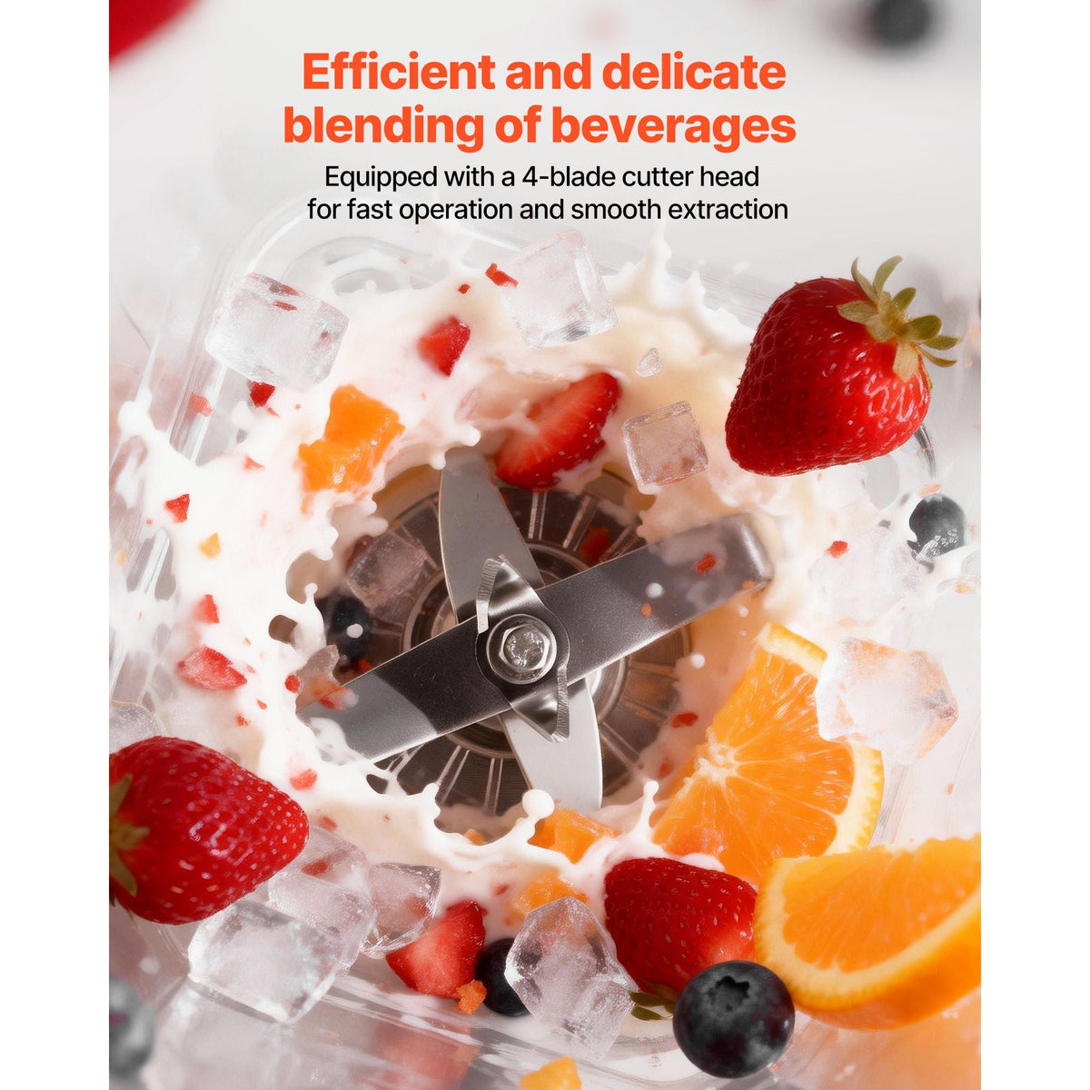 Blender, 68 oz Professional Countertop Blenders with Shield, 2200W 26000RPM Kitchen Food Processor Combo, Self-Cleaning, Speed Adjustable, 6 Preset Menu for Smoothies, Ice Crushing, Puree, Black