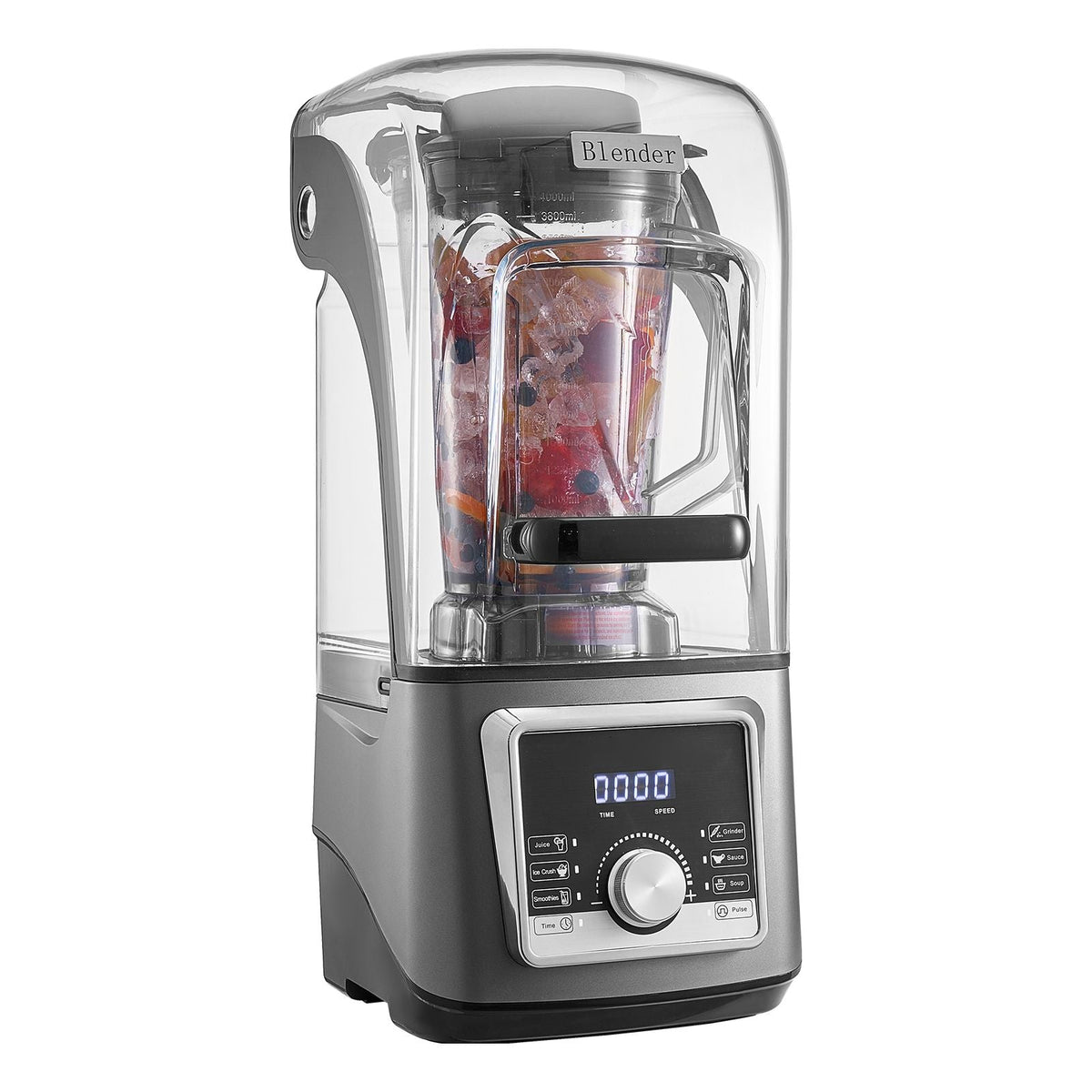 Blender for Smoothies, 135 oz 1400W, Professional Blender with Powerful Motor, Multi-Functional Food Processing Blender with Noise Cover for Smoothie/Milkshake/Juice, Fits for Kitchen