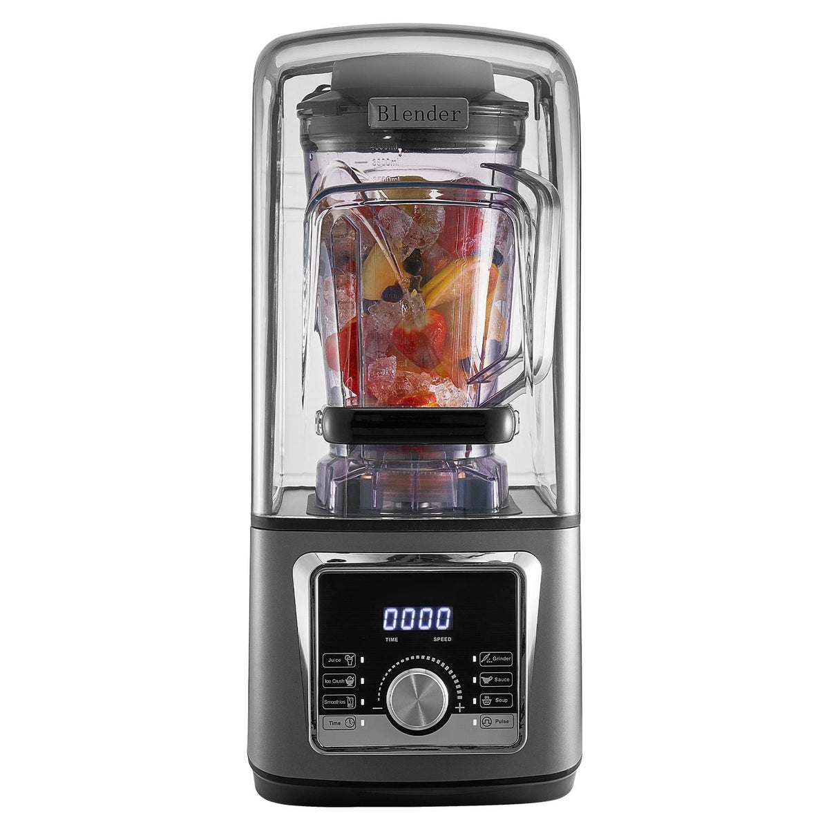 Blender for Smoothies, 135 oz 1400W, Professional Blender with Powerful Motor, Multi-Functional Food Processing Blender with Noise Cover for Smoothie/Milkshake/Juice, Fits for Kitchen