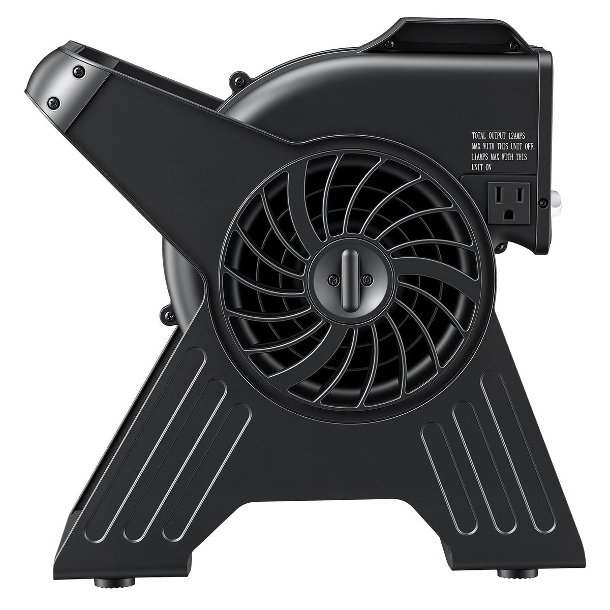 Blower Fan, 13 in Portable Utility Floor Fan, 300 CFM, 3 Speeds, Multi-Angle Airflow, Lightweight Portable High Velocity Air Mover, for Drying, Dehumidifying, Carpets, Air Circulation, Cooling
