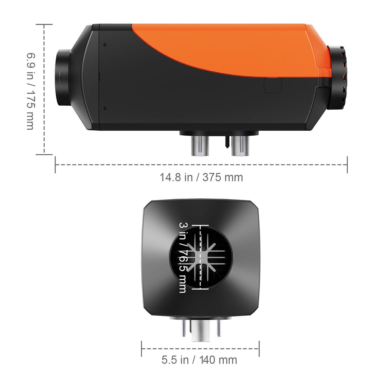 Bluetooth App Control Diesel Air Heater, 12V 8KW Diesel Heater with Automatic Altitude Adjustment, Remote Control and LCD, Diesel Parking Heater for RV Trailer Camper Van Boat
