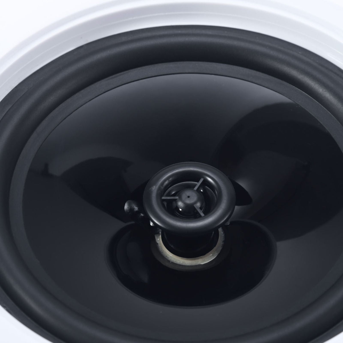 Bluetooth Ceiling Speakers, 6.5", In Ceiling & In-Wall Speaker System with Amplifier, 2-Way, for Damp and Humid Placement, Home Theater, Covered Outdoor Patio and Flush Mount Wired, 4 Speakers