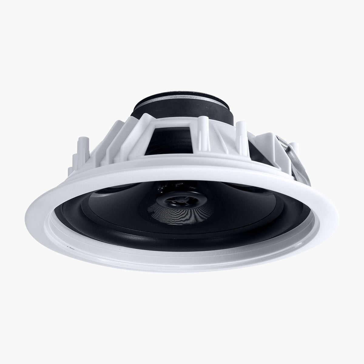 Bluetooth Ceiling Speakers, 8", In Ceiling & In-Wall Speaker System with Amplifier, 2-Way Flush Mount Speakers, for Damp Humid Placement, Home Theater, Living Room, or Covered Patio, 1 Pair