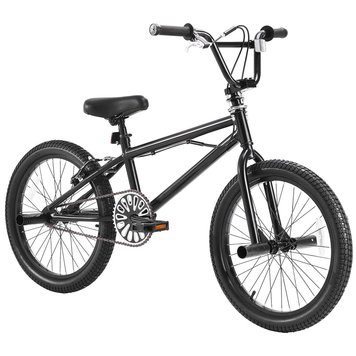 BMX Bike, 20-Inch Wheel Freestyle Bike, BMX Race Bike with 360° Rotor and 4 Pegs, Beginner-Level BMX to Advanced Riders, BMX Bicycles for Teen Adult Men Women, Lightweight Aluminum Alloy Frame