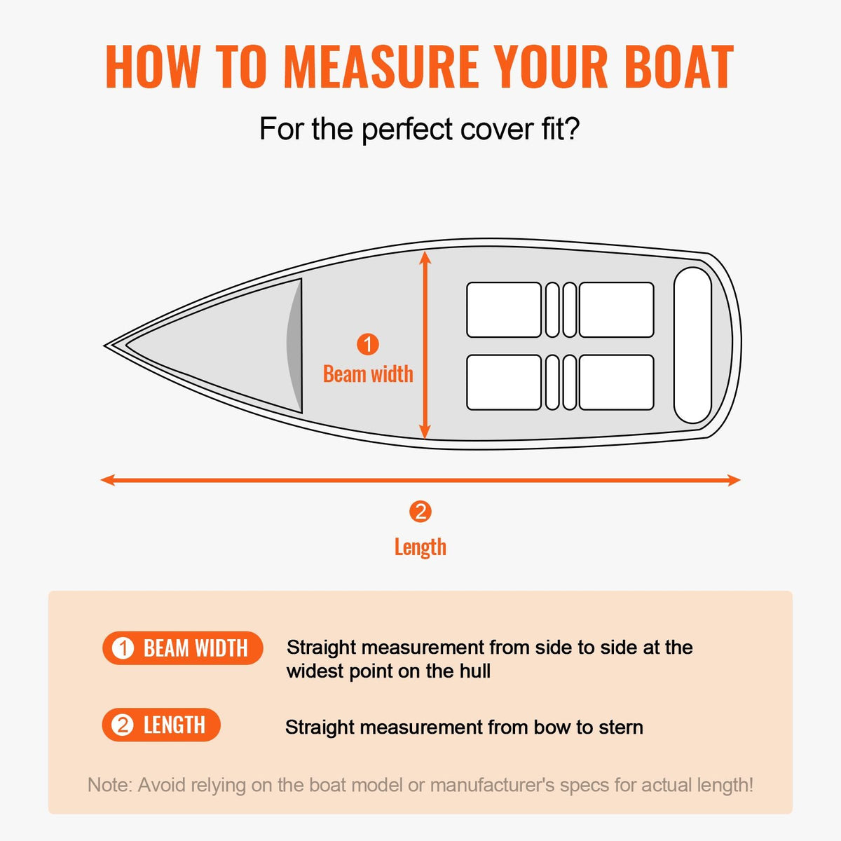 Boat Cover, 20'-22' Trailerable Waterproof Boat Cover, 600D Marine Grade PU Oxford, with Motor Cover and Buckle Straps, for V-Hull, Tri-Hull, Fish Ski Boat, Runabout, Bass Boat, Grey