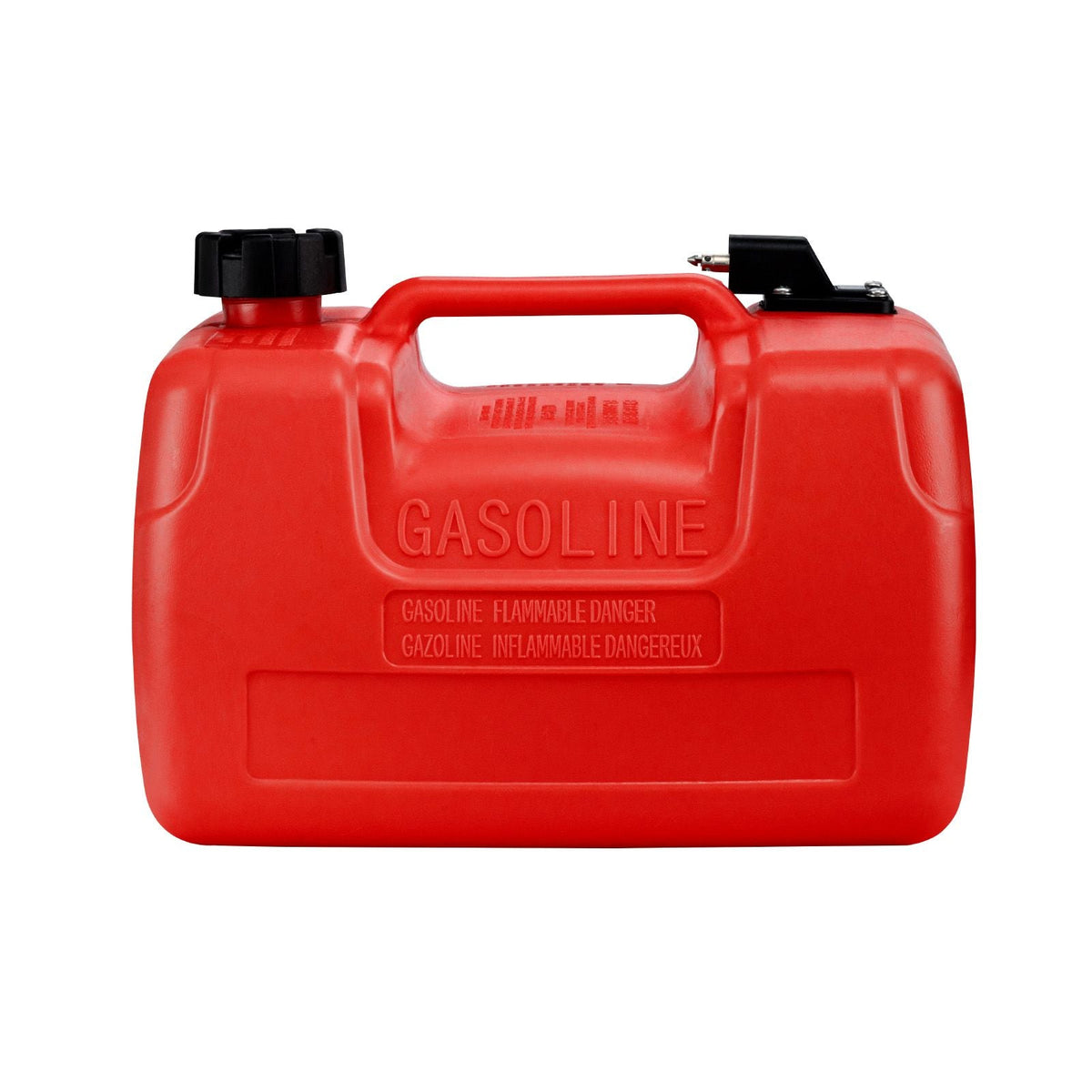 Boat Fuel Tank, 3.17-Gallon/12-L Marine Outboard Transfer Tank, Transfer Tank with 9.8ft Hose, Gauge for Outboard Engine, Yacht, Fishing Boat, Deck, Red
