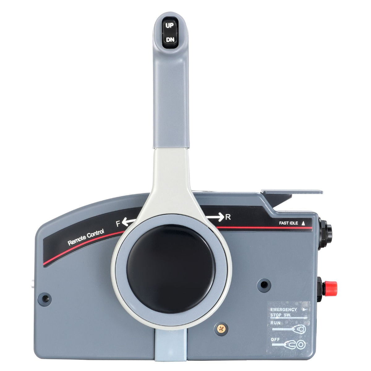 Boat Throttle Control, 703-48205-16 Side-Mounted Outboard Remote Control Box for Yamaha 4-Stroke, Marine Throttle Control Box with Power Trim Switch, 16.6 ft Harness 10 Pin, and Lanyard