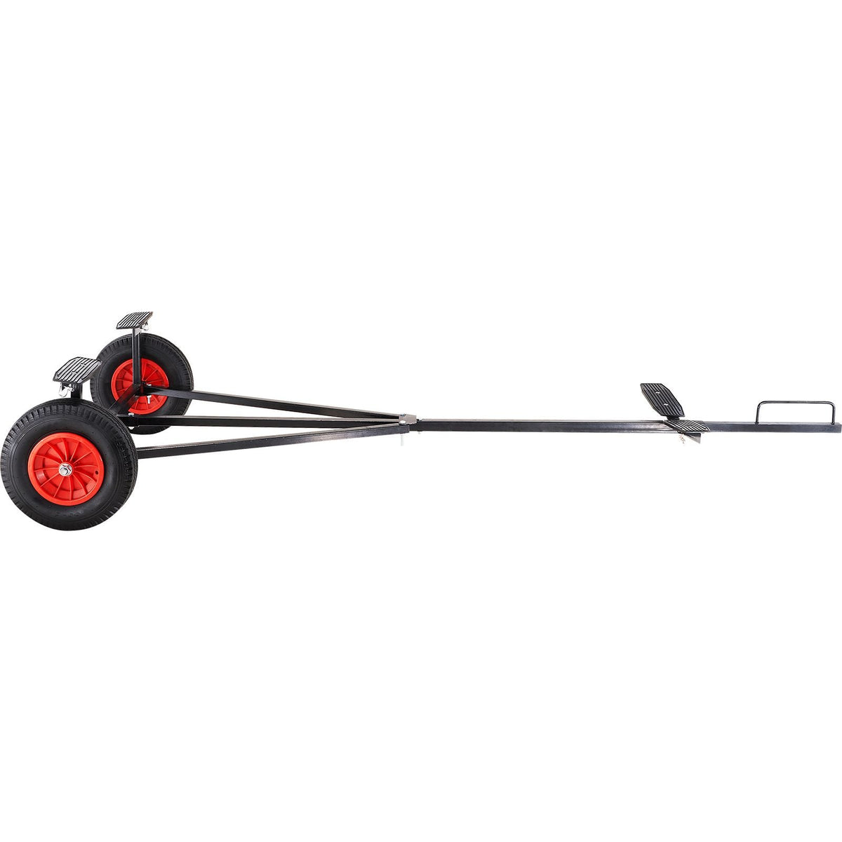 Boat Trailer Dolly, 420lbs Load Capacity, Carbon Steel Trailer Mover with 96''-116'' Adjustable Length, 16'' Pneumatic Tires & Nonslip Support Bracket, for Moving Kayak Motorboat Fishing Boat