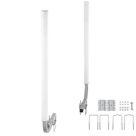 Boat Trailer Guide, 48″ Adjustable Design Trailer Guide Poles, 2PCS High-Hardness Steel Trailer Guide-Ons, Trailer Guides with PVC Pipes, for Ski Boat, Fishing Boat or Sailboat Trailer