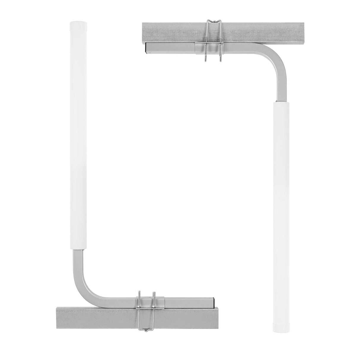 Boat Trailer Guide, 60″ Adjustable Design Trailer Guide Poles, 2PCS High-Hardness Steel Trailer Guide-Ons, Trailer Guides with PVC Pipes, for Ski Boat, Fishing Boat or Sailboat Trailer