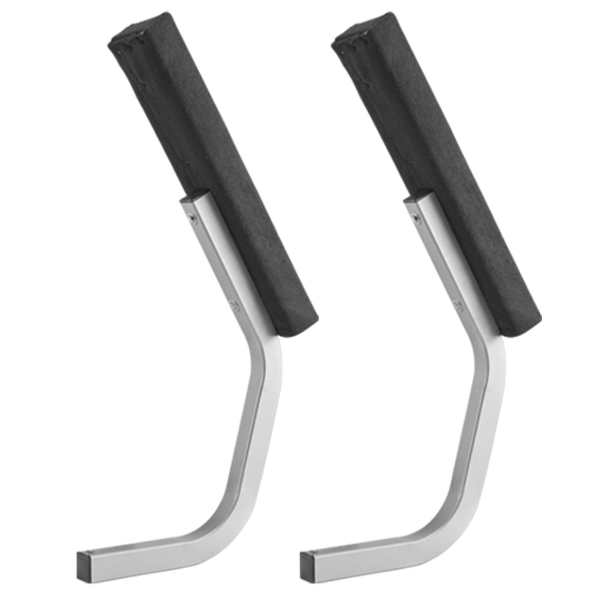 Boat Trailer Guide on, 20", One Pair Trailer Pontoon Bunk Board Guide-ons, Steel Trailer Guides, Complete Mounting Accessories Included, for Ski Boat, Fishing Boat or Sailboat Trailer