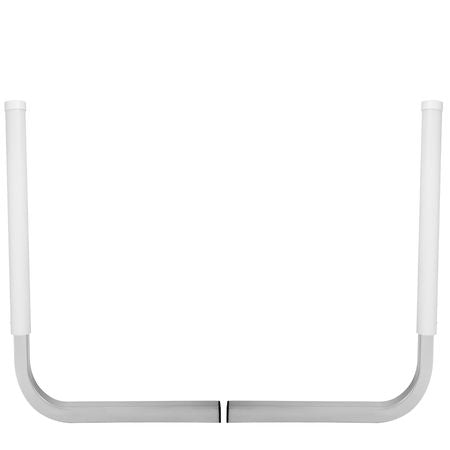 Boat Trailer Guide-on, 22\", 2PCS Steel Trailer Post Guide ons, with White PVC Tube Covers, Complete Mounting Accessories Included, for Ski Boat, Fishing Boat or Sailboat Trailer