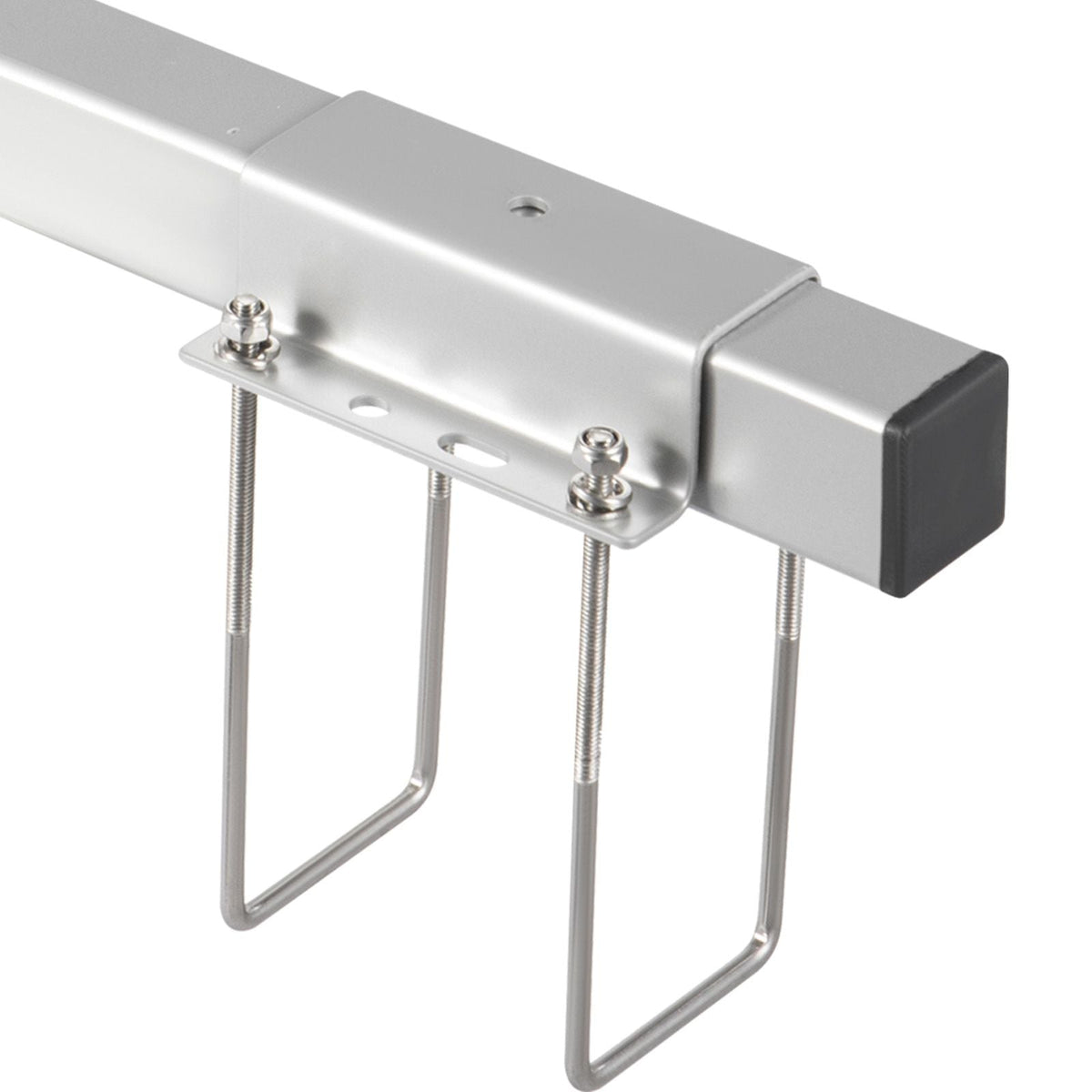 Boat Trailer Guide-on, 22\", 2PCS Steel Trailer Post Guide ons, with White PVC Tube Covers, Complete Mounting Accessories Included, for Ski Boat, Fishing Boat or Sailboat Trailer