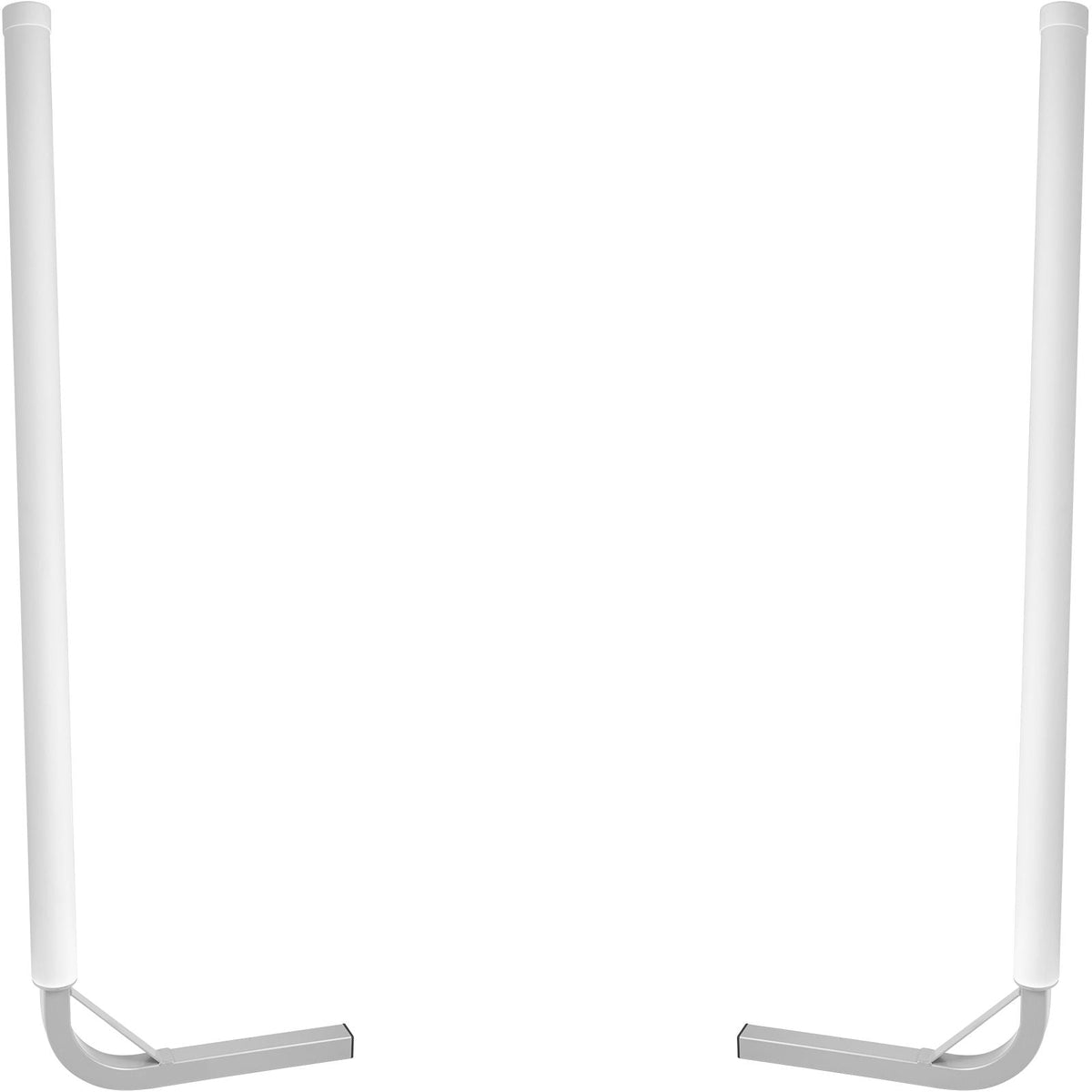 Boat Trailer Guide-on, 60\", 2PCS Steel Trailer Post Guide ons, with White PVC Tube Covers, Complete Mounting Accessories Included, for Ski Boat, Fishing Boat or Sailboat Trailer
