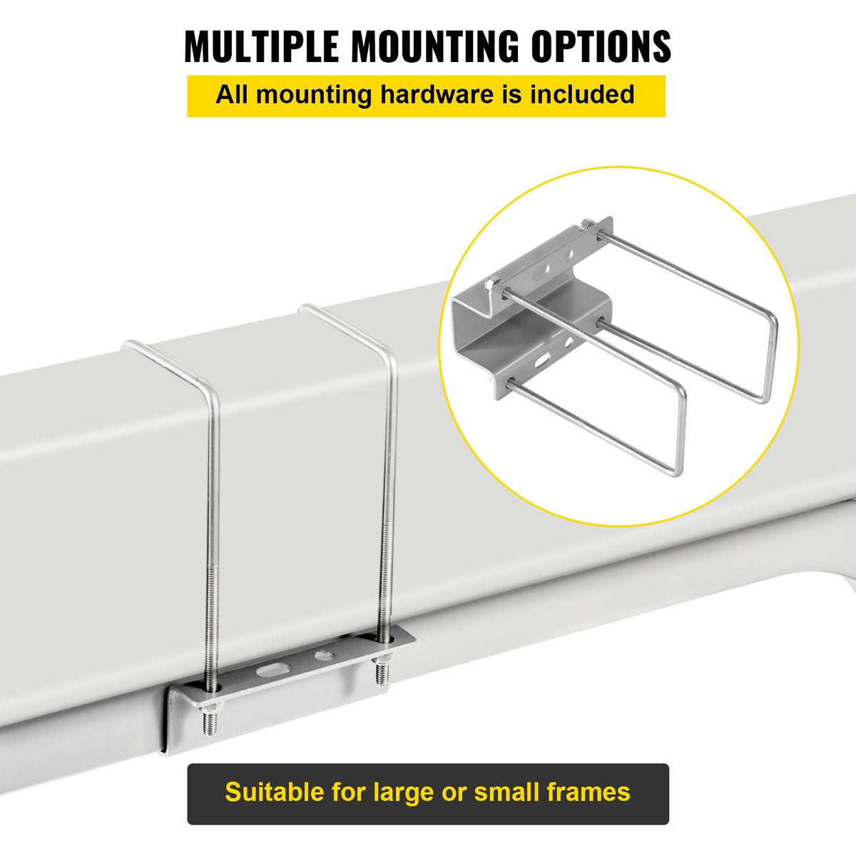 Boat Trailer Guide-ons, 2 PCS Rustproof Steel Trailer Guide ons, Trailer Guides with Carpet-Padded Boards, Mounting Parts Included, for Ski Boat, Fishing Boat or Sailboat Trailer