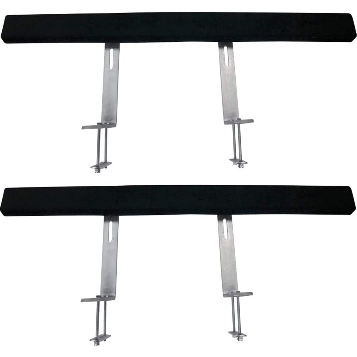 Boat Trailer Guide-ons, 48", 2 PCS Rustproof Steel Trailer Guide ons, Trailer Guides with Carpet-Padded Boards, Mounting Parts Included, for Ski Boat, Fishing Boat or Sailboat Trailer